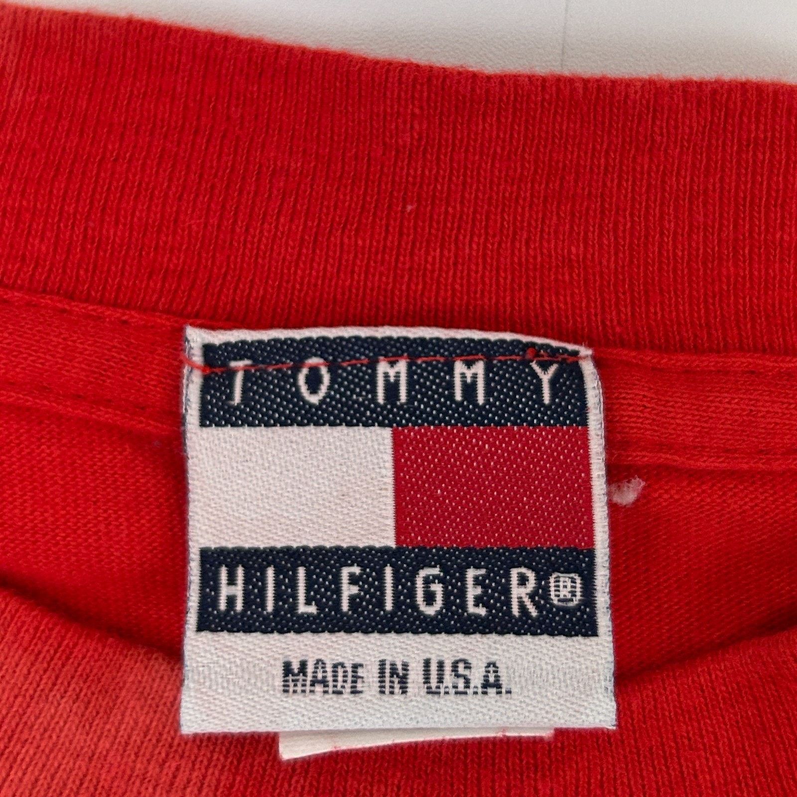 Tommy Hilfiger Vintage 90s Tommy Hilfiger T Shirt Embroidered XL X-Large Size US XL / EU 56 / 4 - 5 Thumbnail