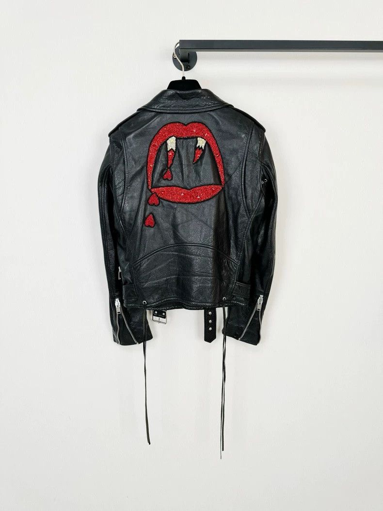 Saint Laurent Paris saint Laurent parisBlood Tooth Leather Jacket 2503-Nextarr Size XS / US 0-2 / IT 36-38 - 3 Thumbnail