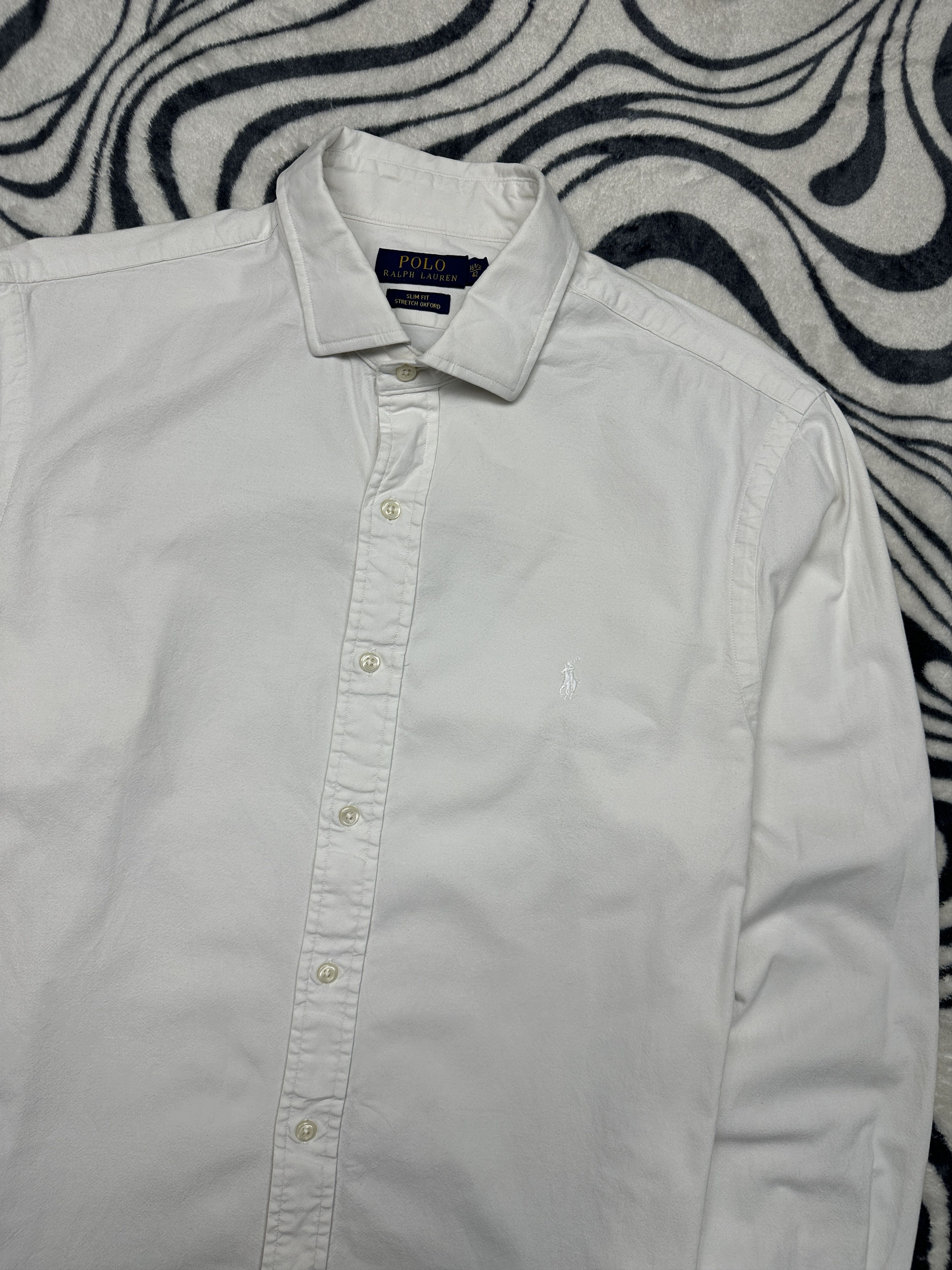 Polo Ralph Lauren Polo Ralph Lauren Mens Long Sleeve White Shirt Size US L / EU 52-54 / 3 - 2 Thumbnail