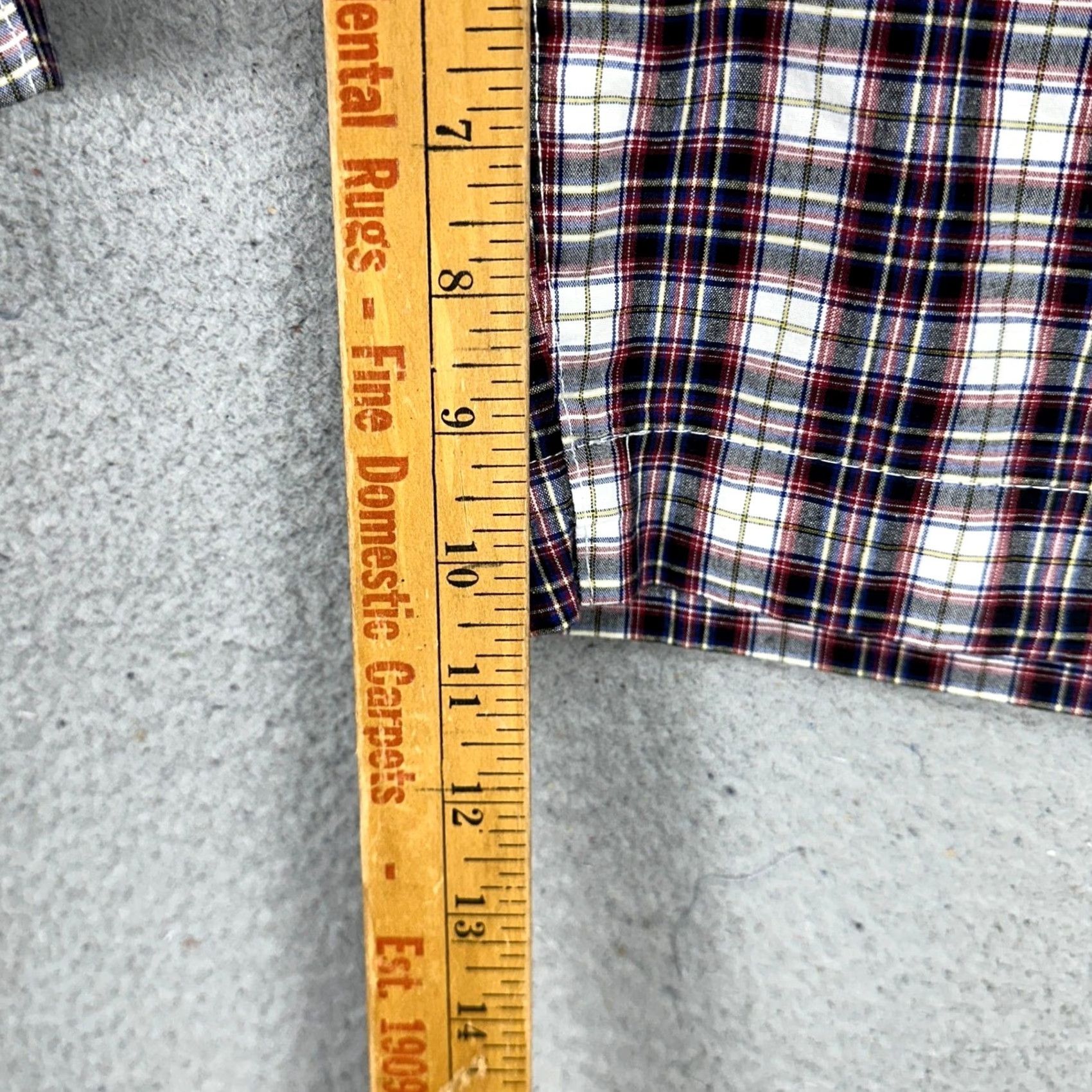 Banana Republic Banana Republic Mens Khakis Shorts 38 Multi Plaid Flat Front Flap Pockets NEW Size US 38 / EU 54 - 6 Thumbnail