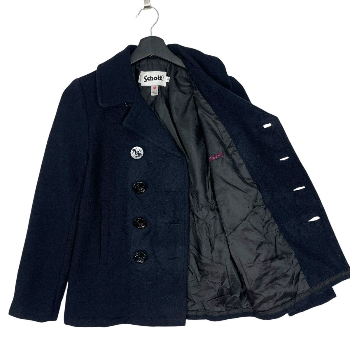 Schott Vintage Schott X Earth Music Ecology Peacoat Jacket Button Size US S / EU 44-46 / 1 - 12 Thumbnail