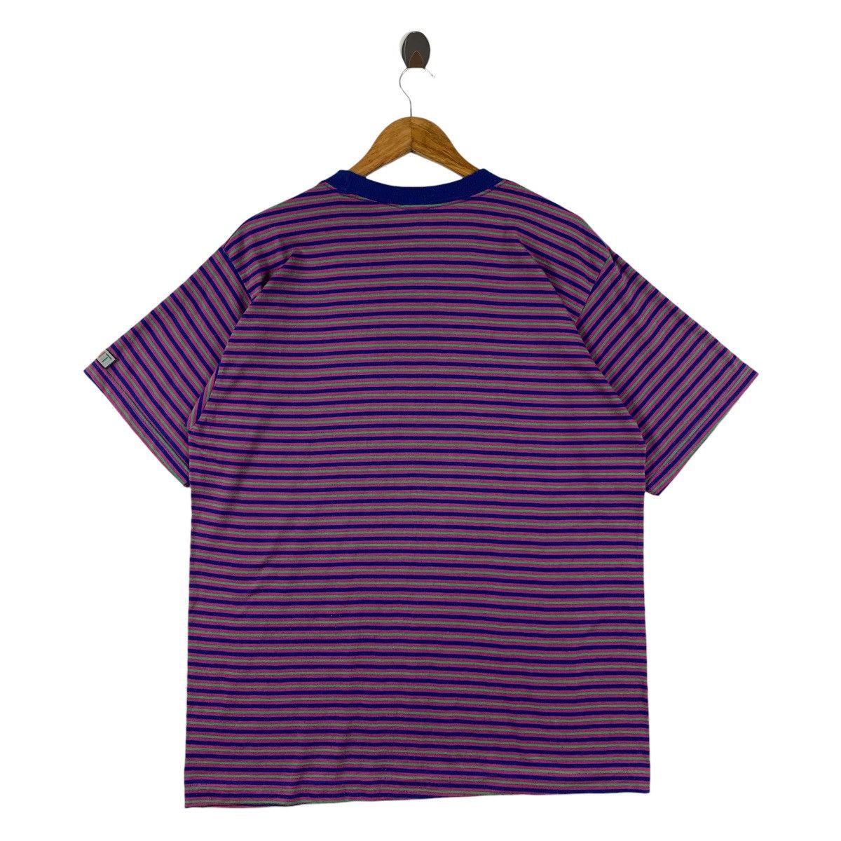 Esprit × Vintage Vintage ESPRIT small logo embroidery stripe tee Size US L / EU 52-54 / 3 - 4 Thumbnail