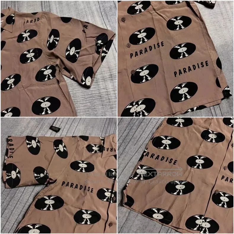 Wacko Maria WACKO MARIA Records Hawaiian Short Sleeve Shirt Size US S / EU 44-46 / 1 - 2 Thumbnail