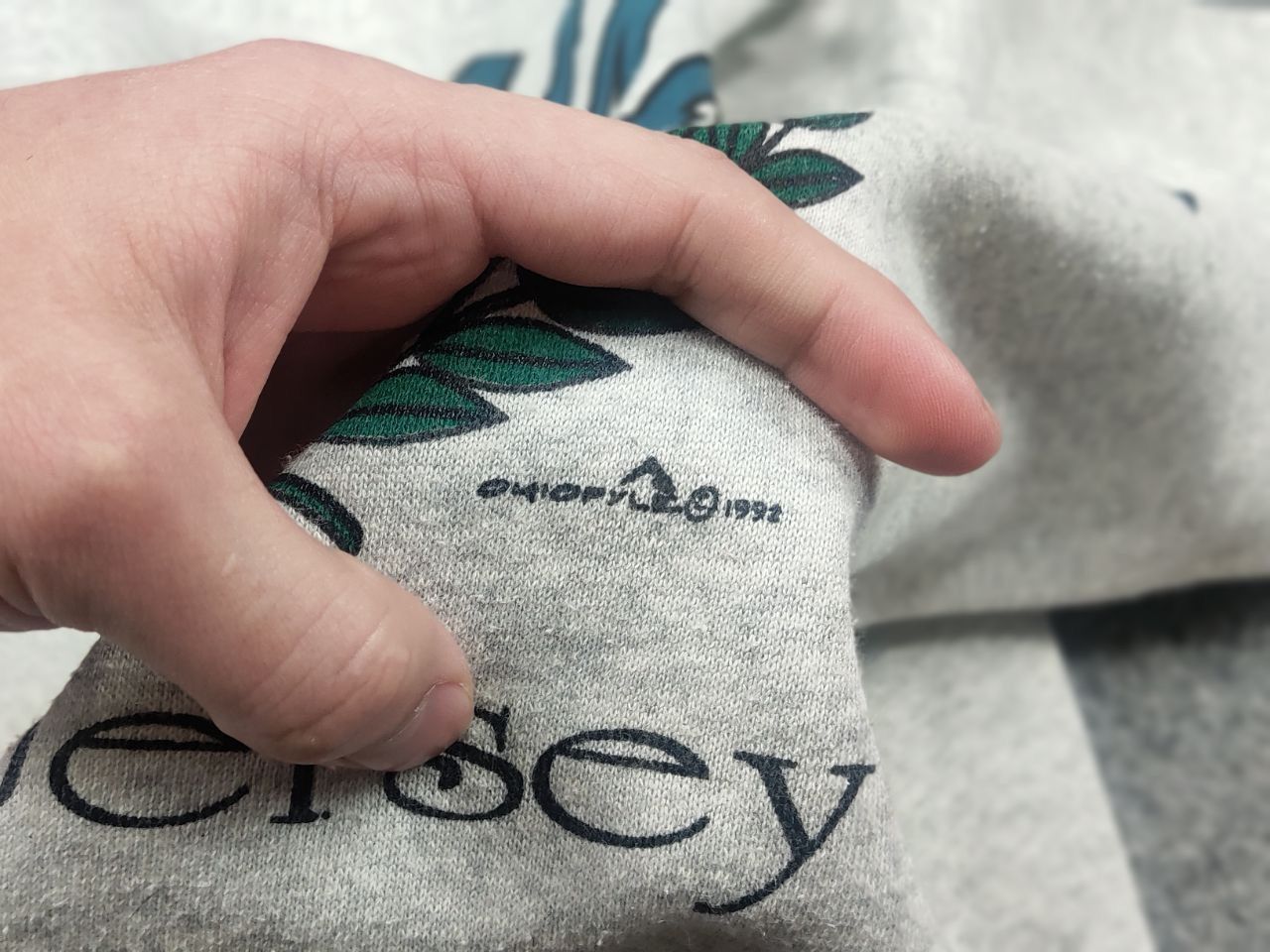 Hanes Vintage 1992 Manville New Jersey Logo Crew neck Sweatshirt Size US L / EU 52-54 / 3 - 10 Thumbnail