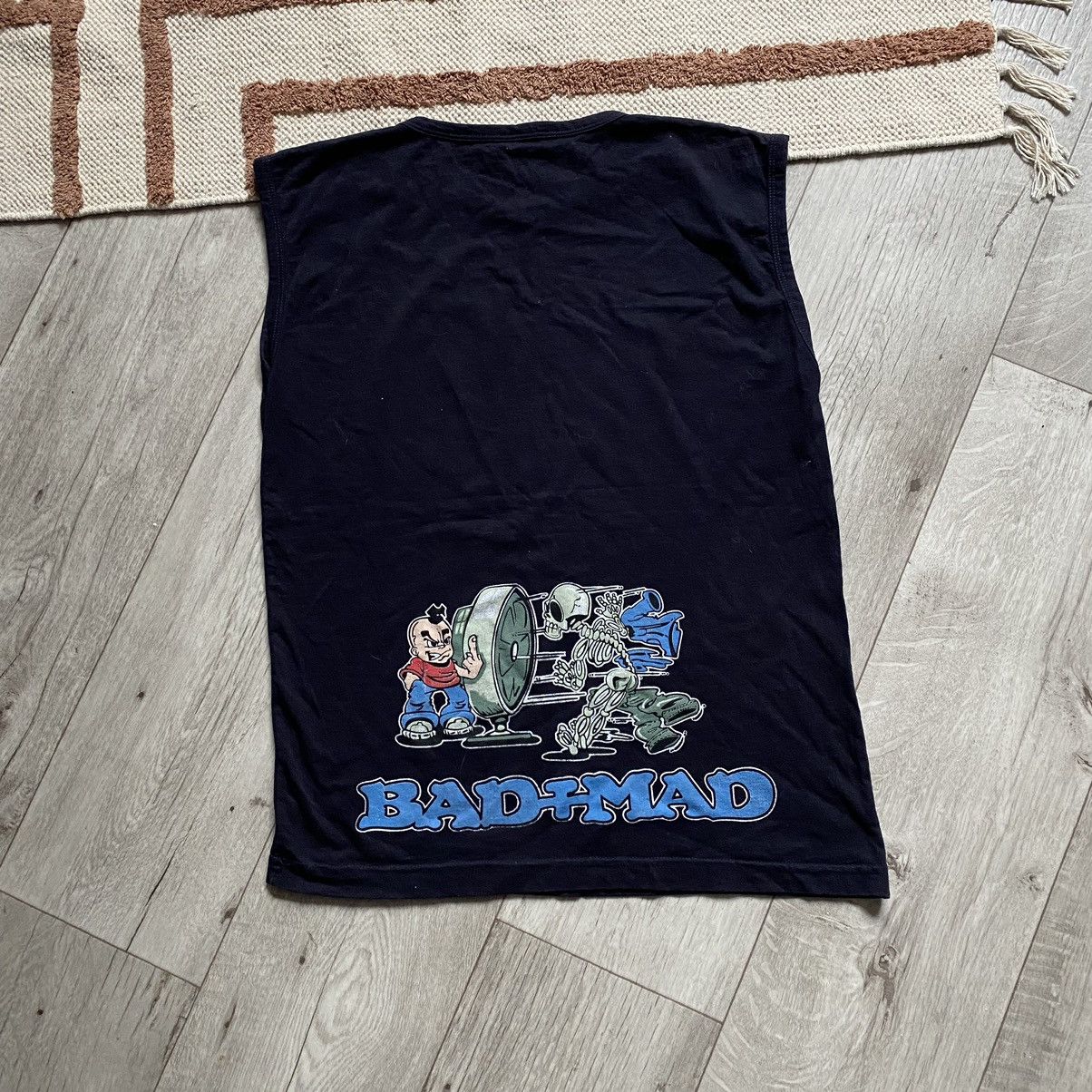 Revenge × Vintage VINTAGE BAD+MAD HIP HOP SKATE BRAND CRAZY PRINT TANK TOP Size US M / EU 48-50 / 2 - 2 Thumbnail