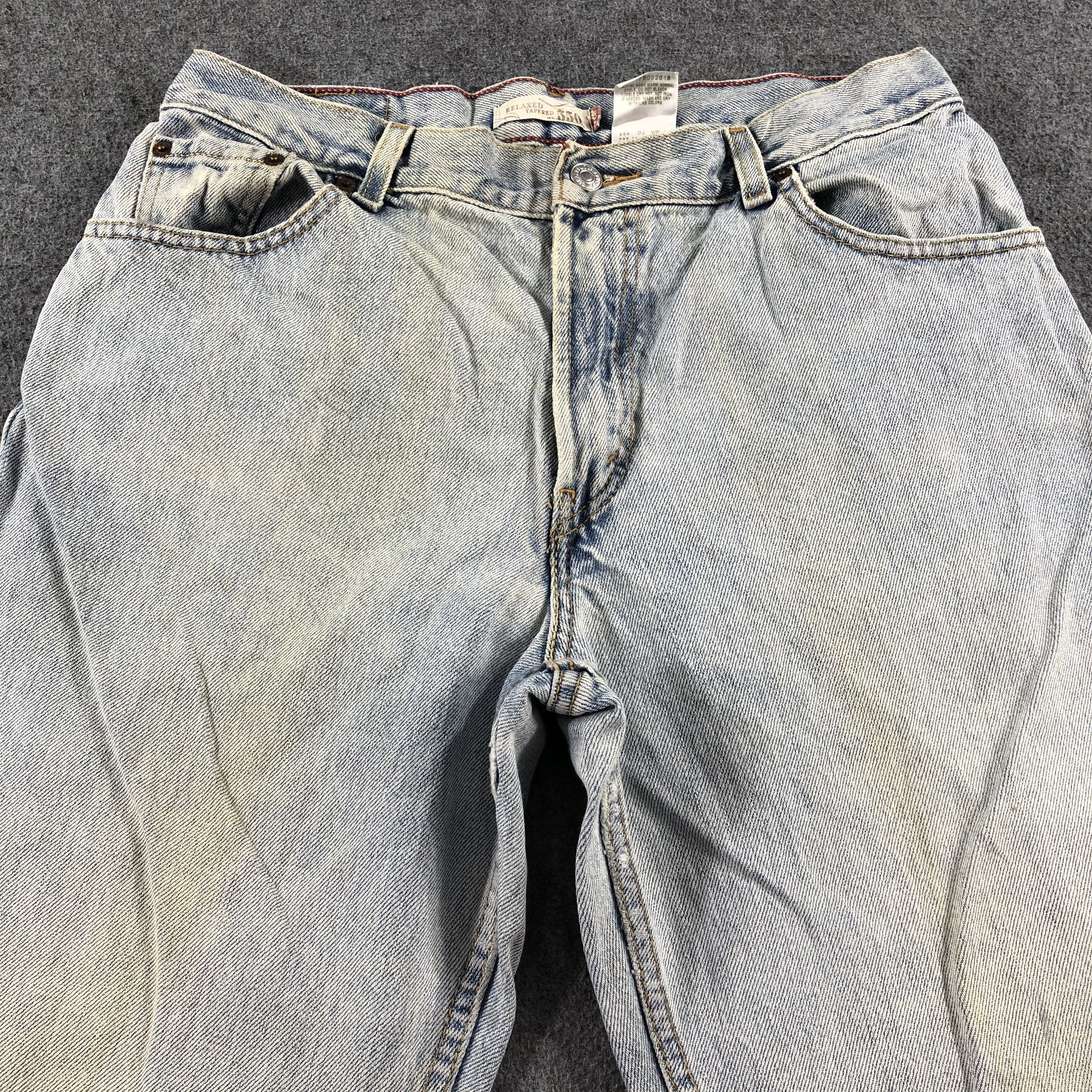 Levi's Vintage Light Wash Levis 550 Jeans-J2463 Size US 32 / EU 48 - 3 Thumbnail