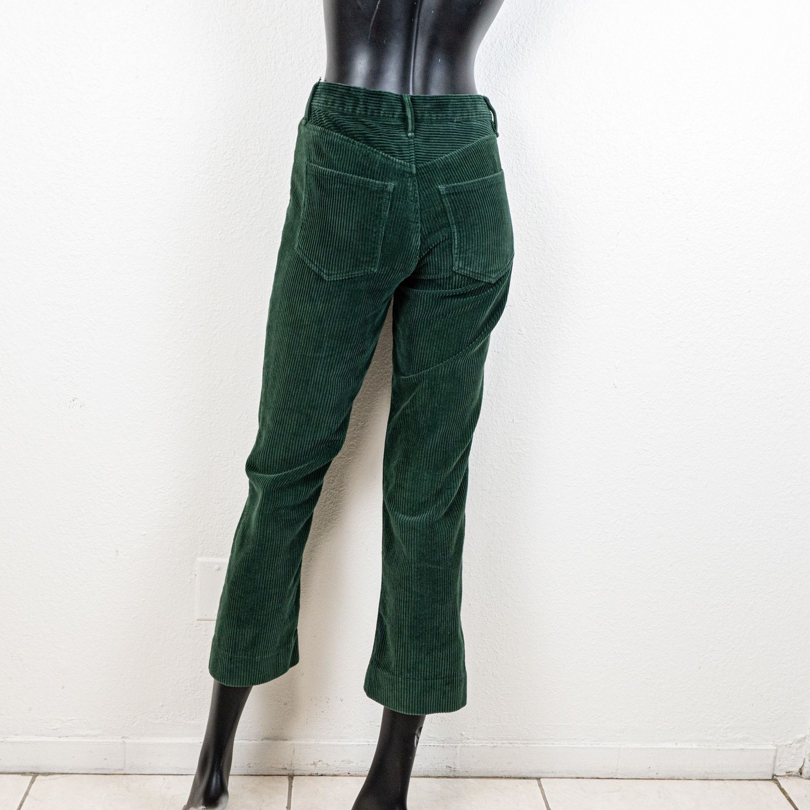 Rag & Bone Rag & Bone Green Corduroy Pants Straight Leg High-rise Size 24" / US 00 / IT 34 - 8 Thumbnail
