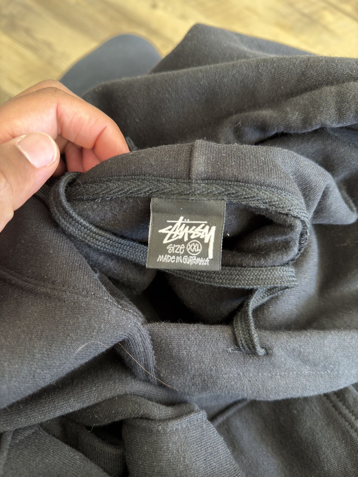 Stussy STUSSY PARIS BLACK HOODIE WORN ONCE SIZE XXL fits snug Size US XXL / EU 58 / 5 - 5 Thumbnail