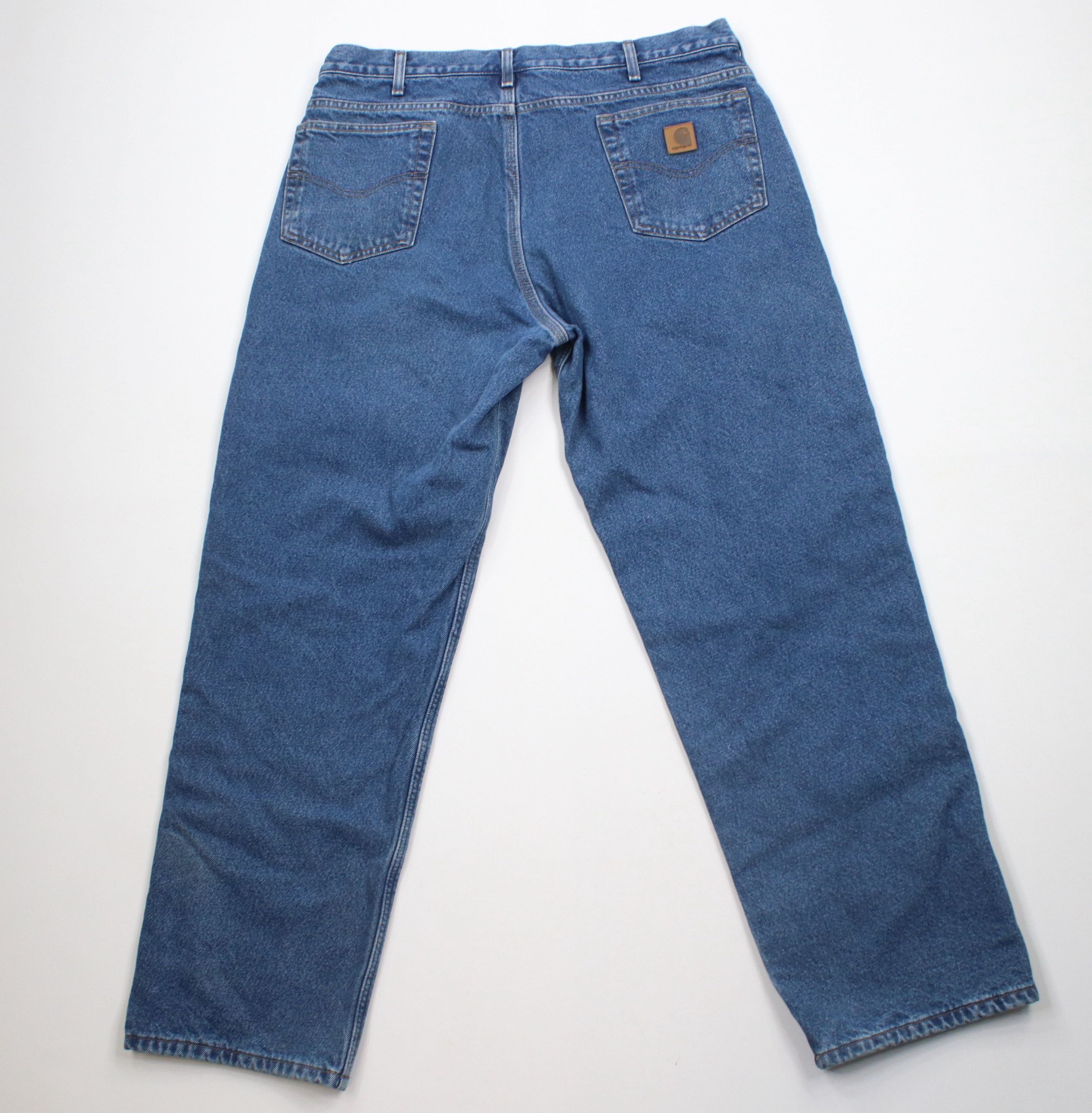 Carhartt × Vintage Vintage Carhartt Heavyweight Flannel Lined Relaxed Fit Jeans Size US 38 / EU 54 - 10 Thumbnail