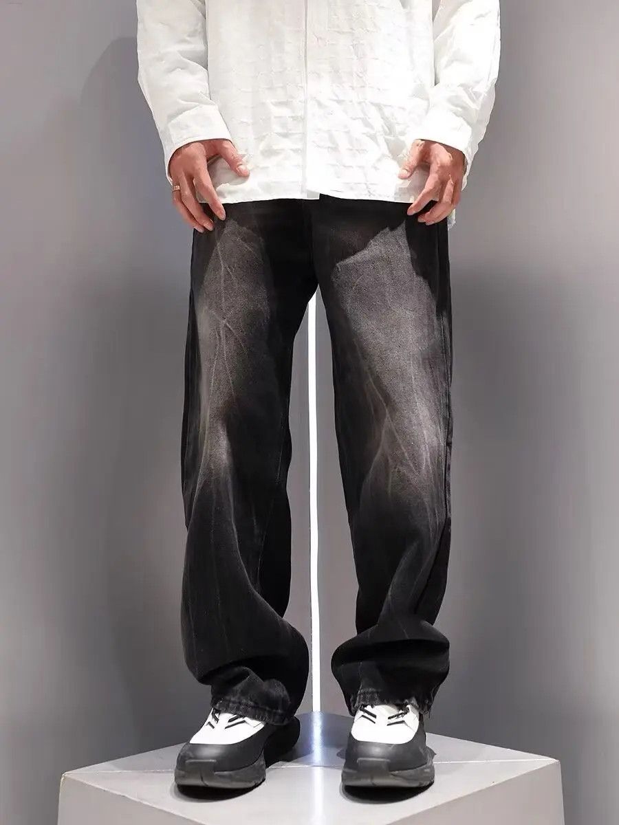 Japanese Brand × Jean Retro loose casual straight leg jeans Size US 32 / EU 48 - 1 Thumbnail