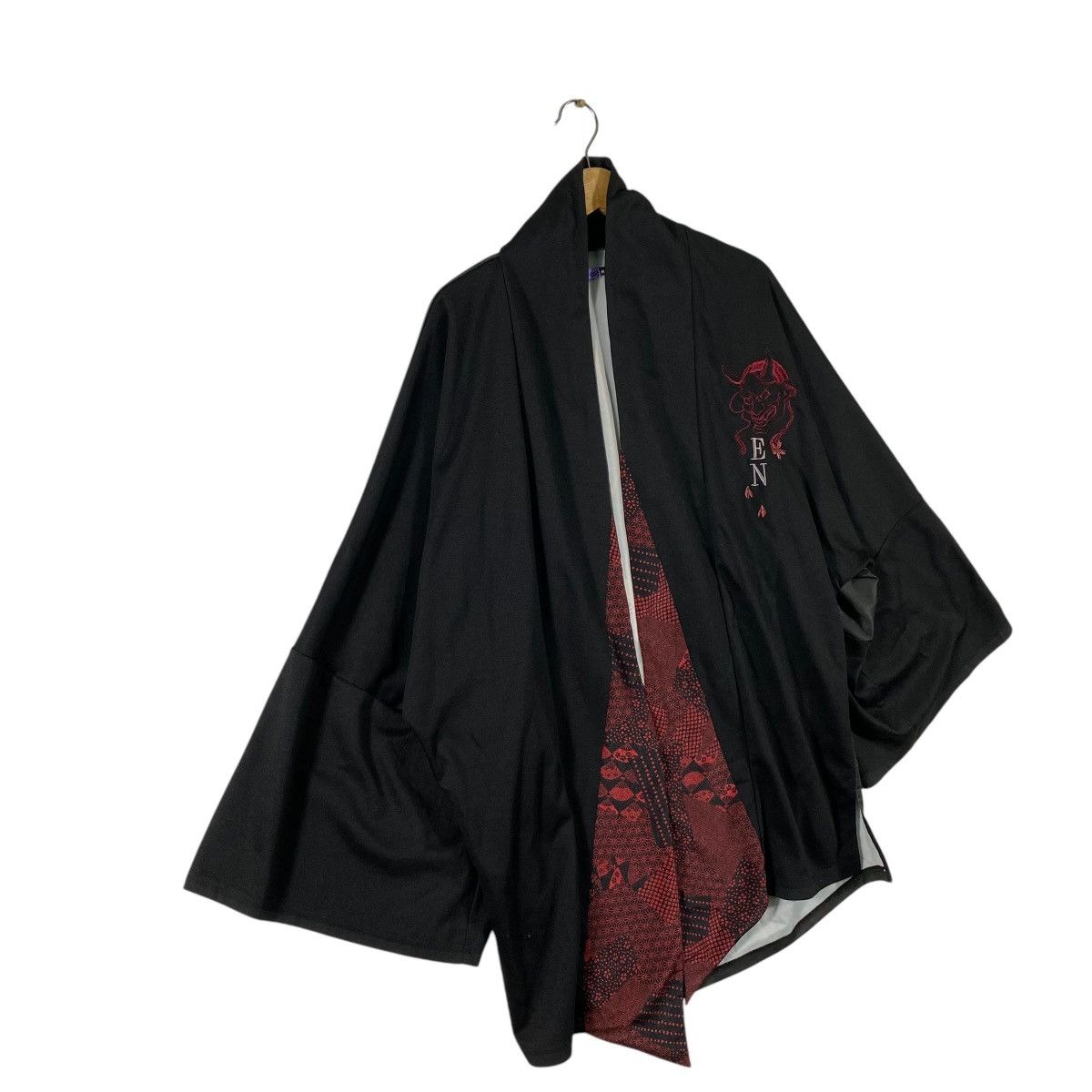 Japanese Brand Miyabi EN Cardigan Japanese Pattern Unique Kimono Haori Size US M / EU 48-50 / 2 - 11 Thumbnail