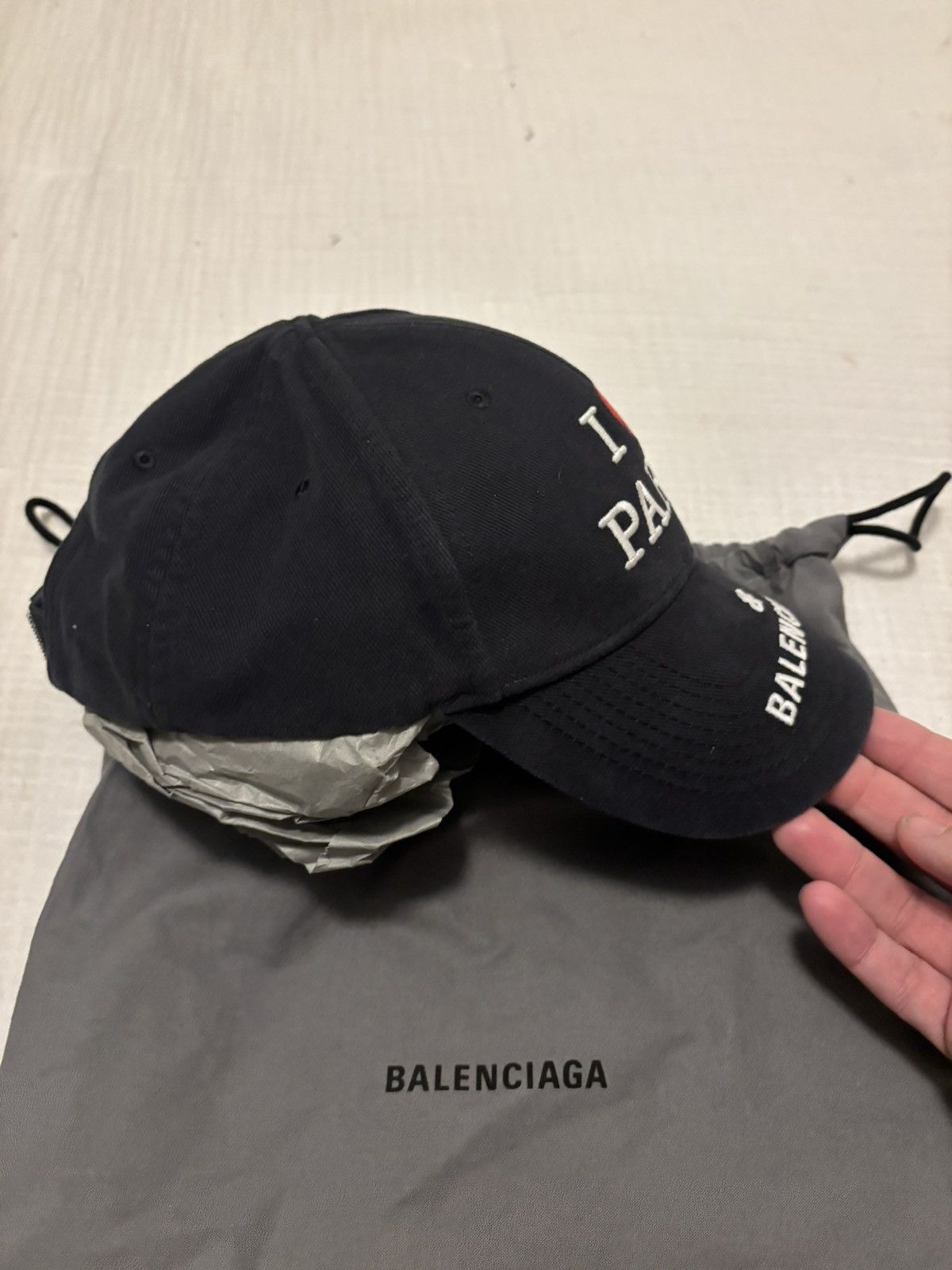 Balenciaga BALENCIAGA I LOVE PARIS CAP Size ONE SIZE - 2 Thumbnail