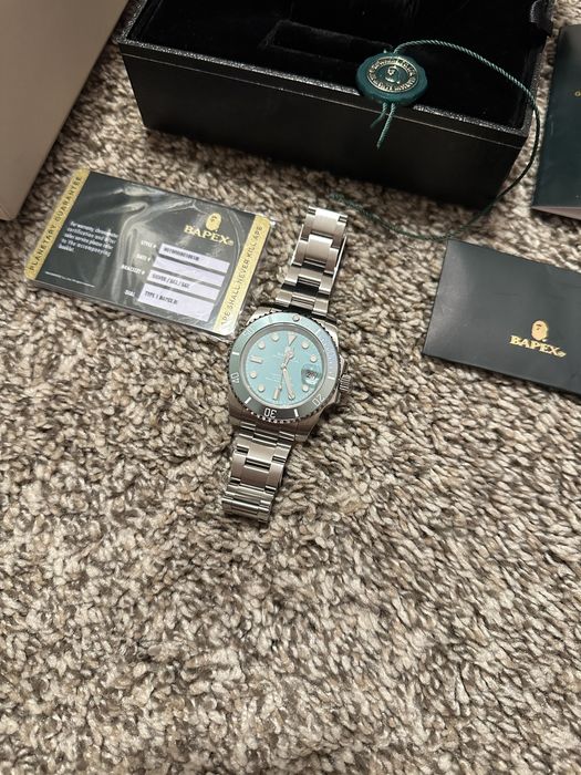 Bape Bape Bapex Type 1 Tiffany Blue Watch Rare | Grailed