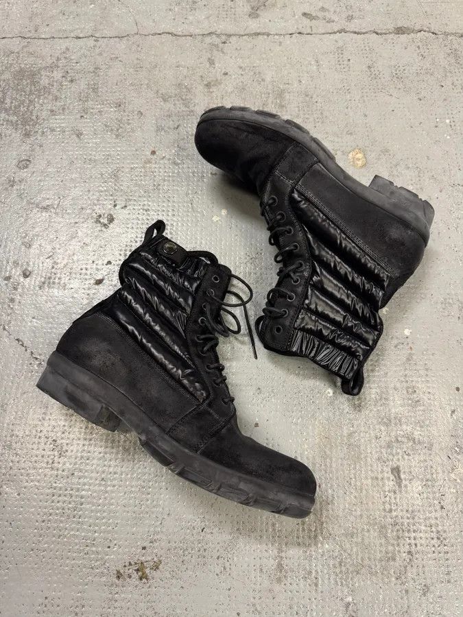 Moncler 2000s Moncler Puffer Black Leather Boots Size US 9 / EU 42 - 2 Thumbnail