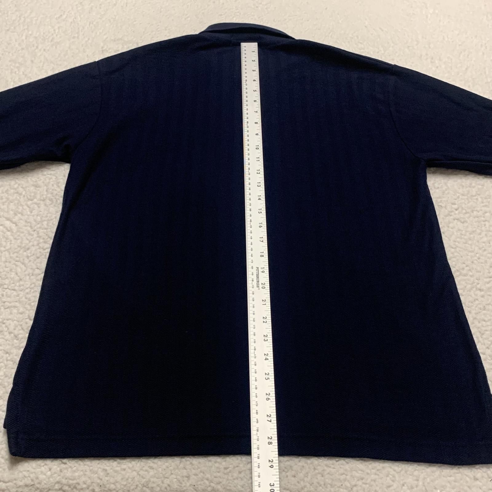 Vintage Vantage Men's M Navy Blue Polo Shirt Combed Cotton Size US M / EU 48-50 / 2 - 7 Thumbnail