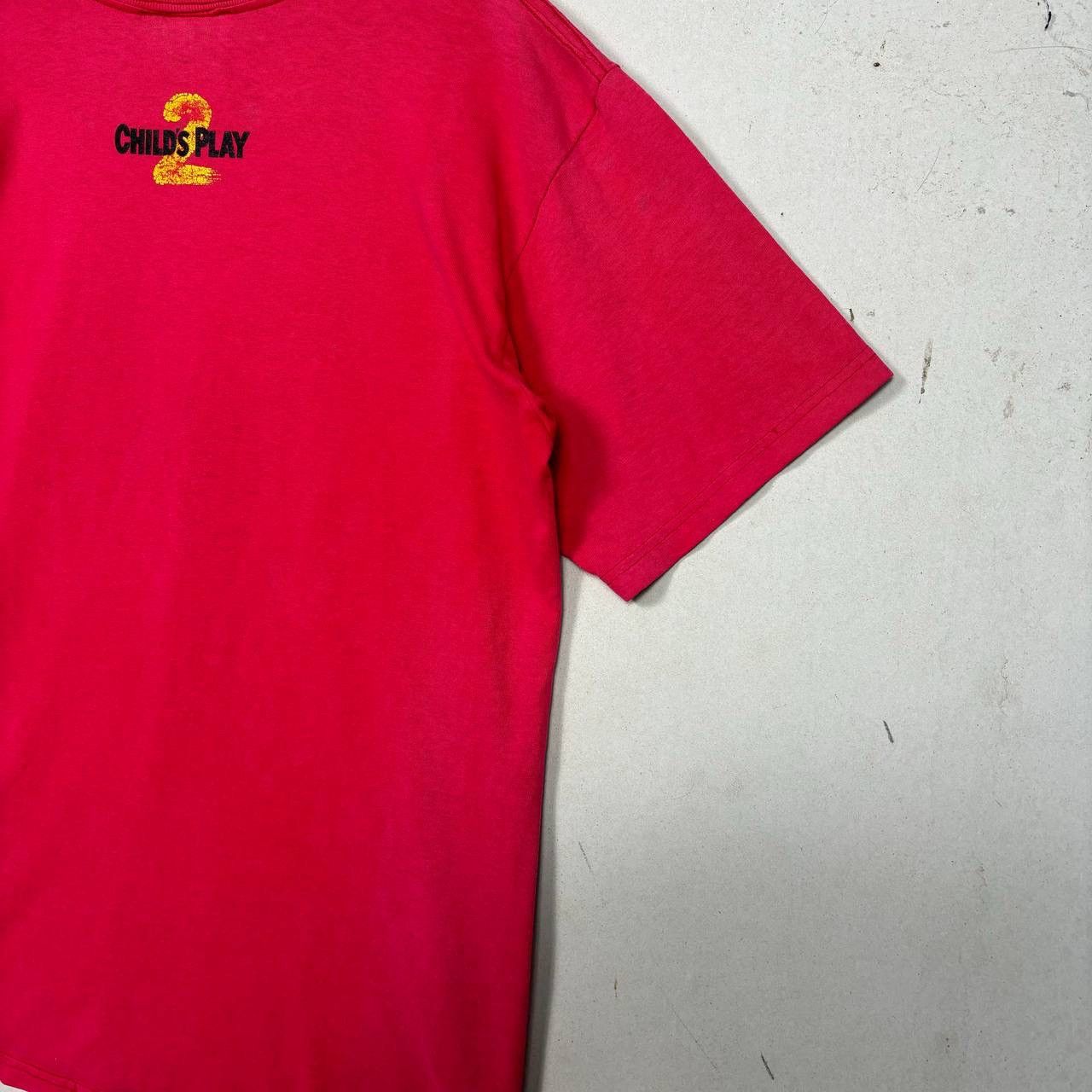 Vintage Vintage 90s Child’s Play 2 Chucky Movie Promo Shirt Size US M / EU 48-50 / 2 - 8 Thumbnail