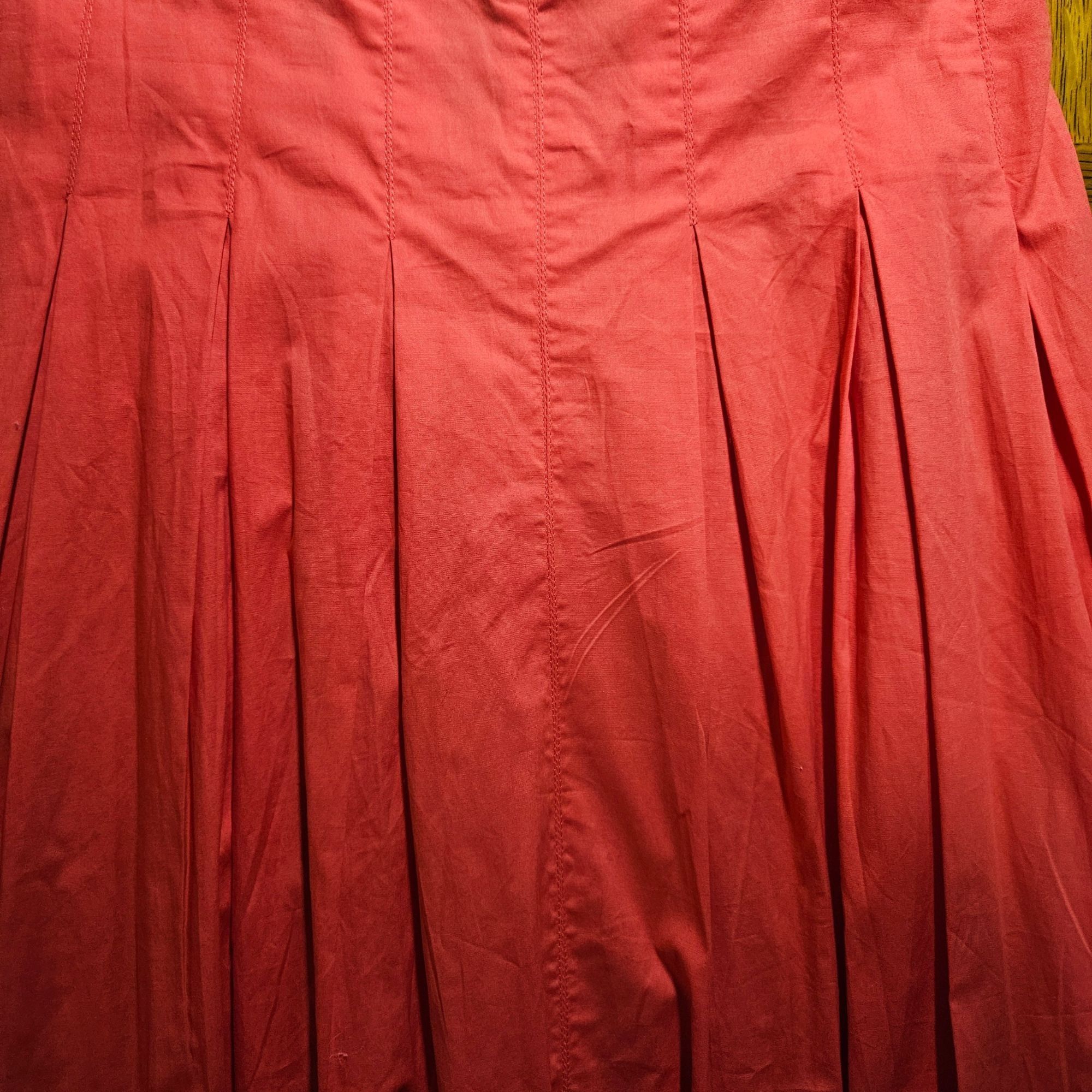 Jason Wu Jason Wu Red Halter Poplin Keyhole Back Maxi Dress Women's M Size M / US 6-8 / IT 42-44 - 13 Thumbnail