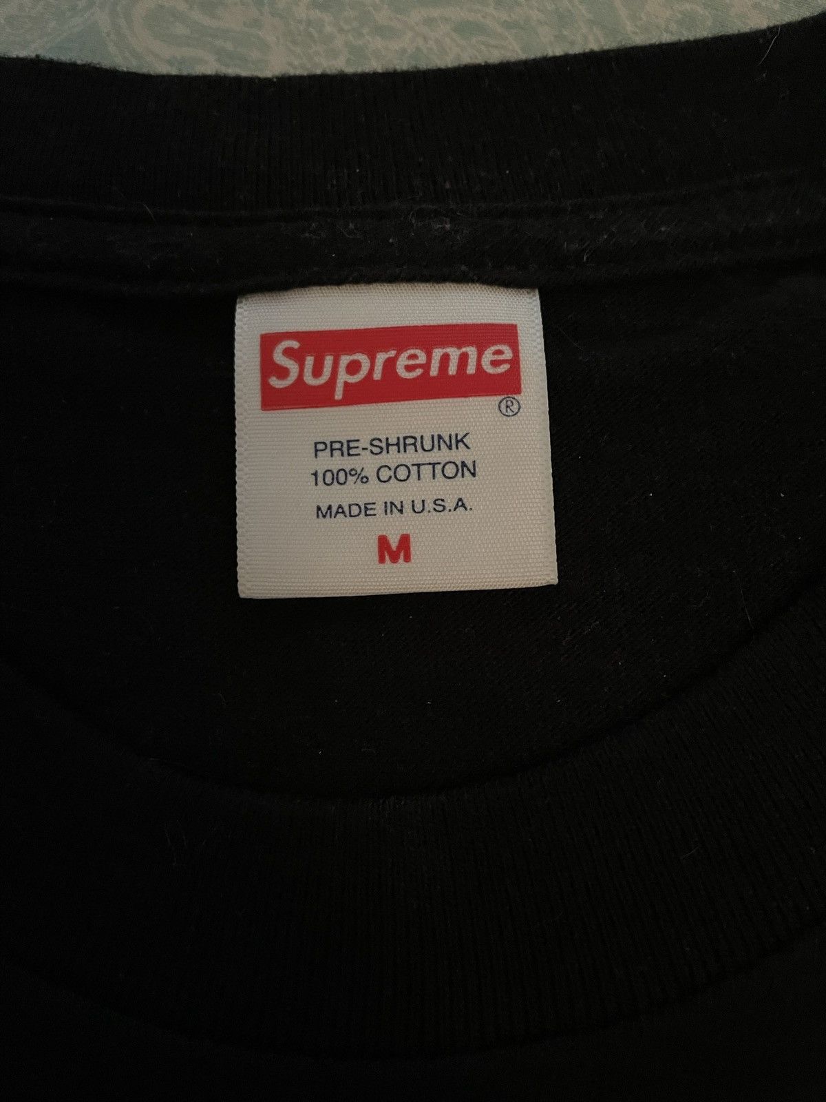 Supreme Supreme Bandana Box Logo Tee Shirt Black Size US M / EU 48-50 / 2 - 3 Thumbnail