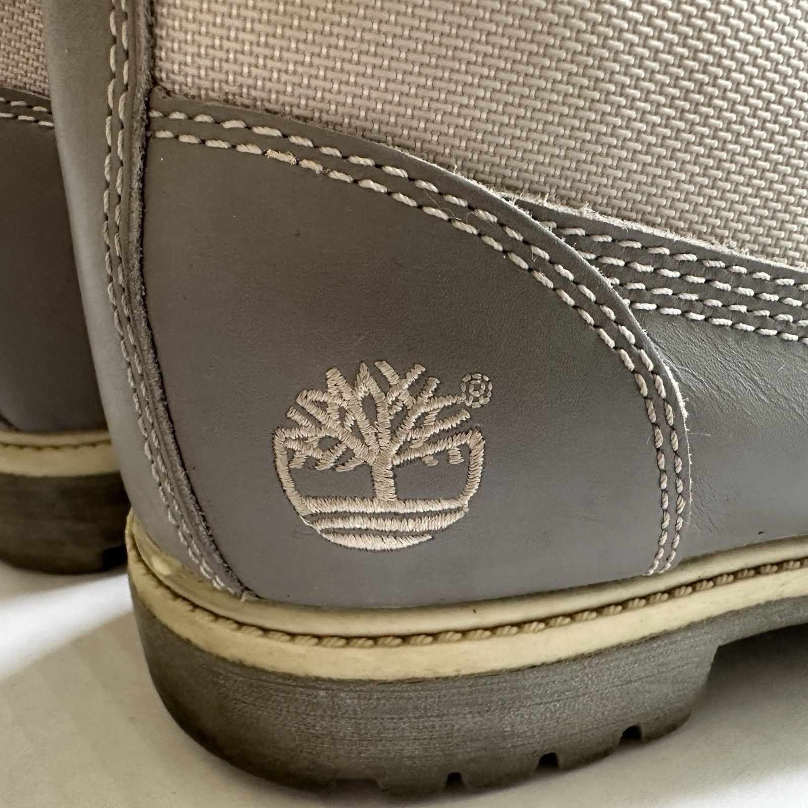 Timberland Timberland Converge Waterproof Gray Leather/Canvas Boots 9M Size US 9 / EU 42 - 3 Thumbnail
