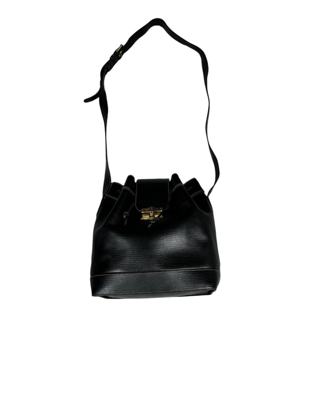 Porsche Design Vintage Porshe Handmade Germany Bucket Leather Bag Size ONE SIZE - 3 Thumbnail