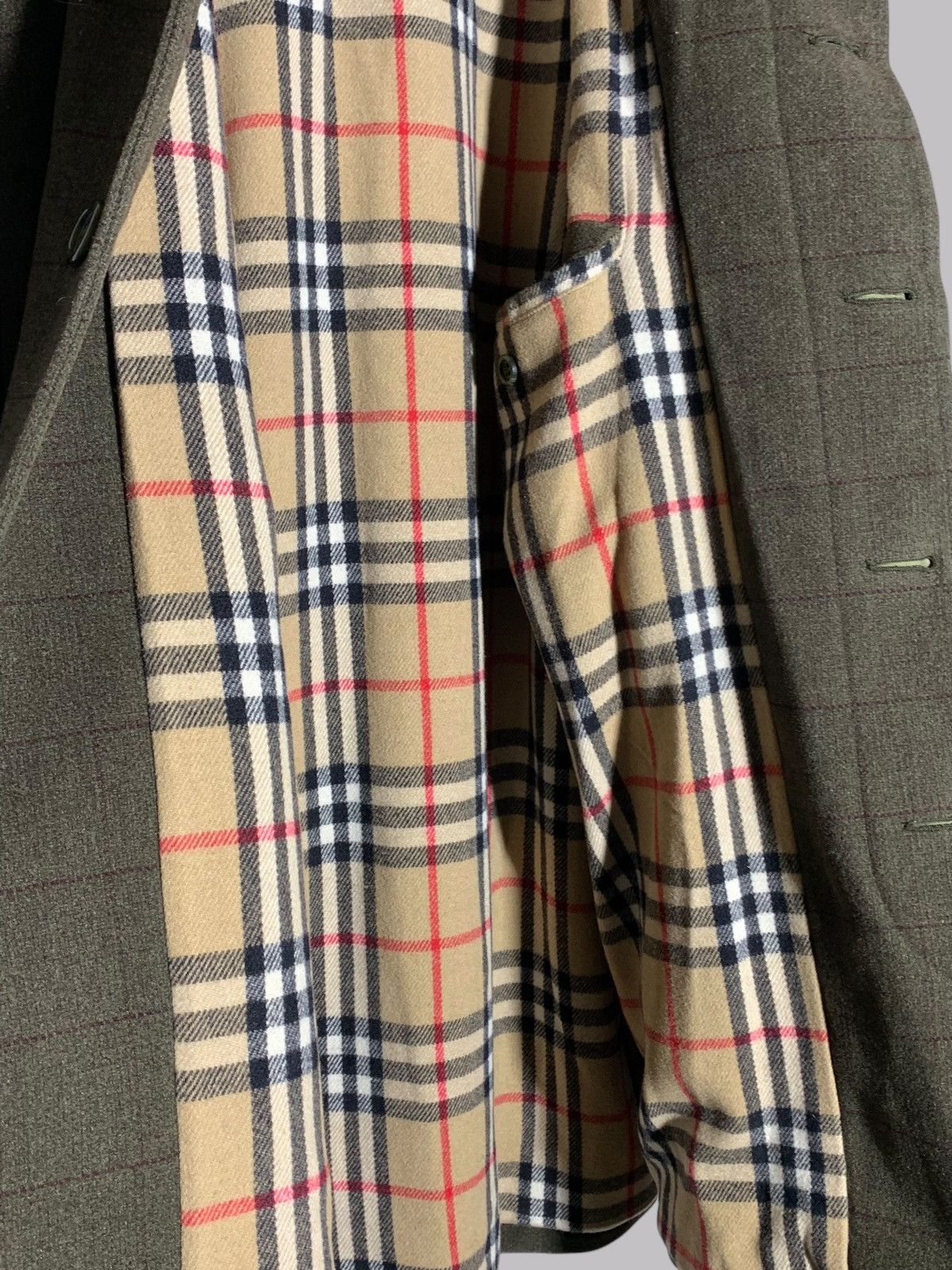 Burberry × Vintage Burberrys Wool Coat Size US L / EU 52-54 / 3 - 15 Thumbnail