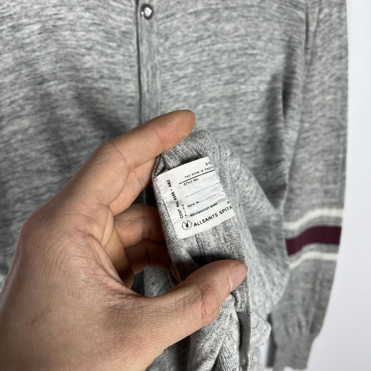 Allsaints Designer Allsaints Spitalfields college cardigan Size US S / EU 44-46 / 1 - 6 Thumbnail