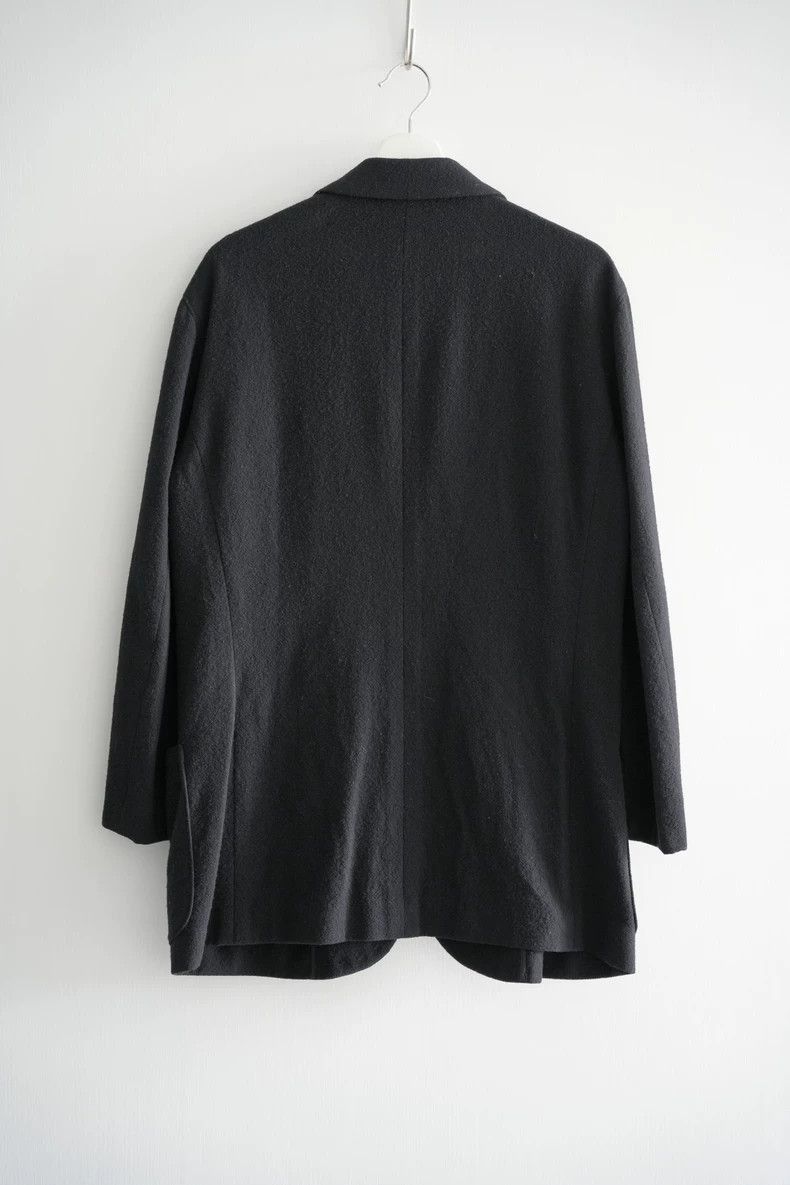 Yohji Yamamoto Yohji Yamamoto Yohji Yamamoto Hand-Stitched Black Suit Jac Size US M / EU 48-50 / 2 - 2 Thumbnail