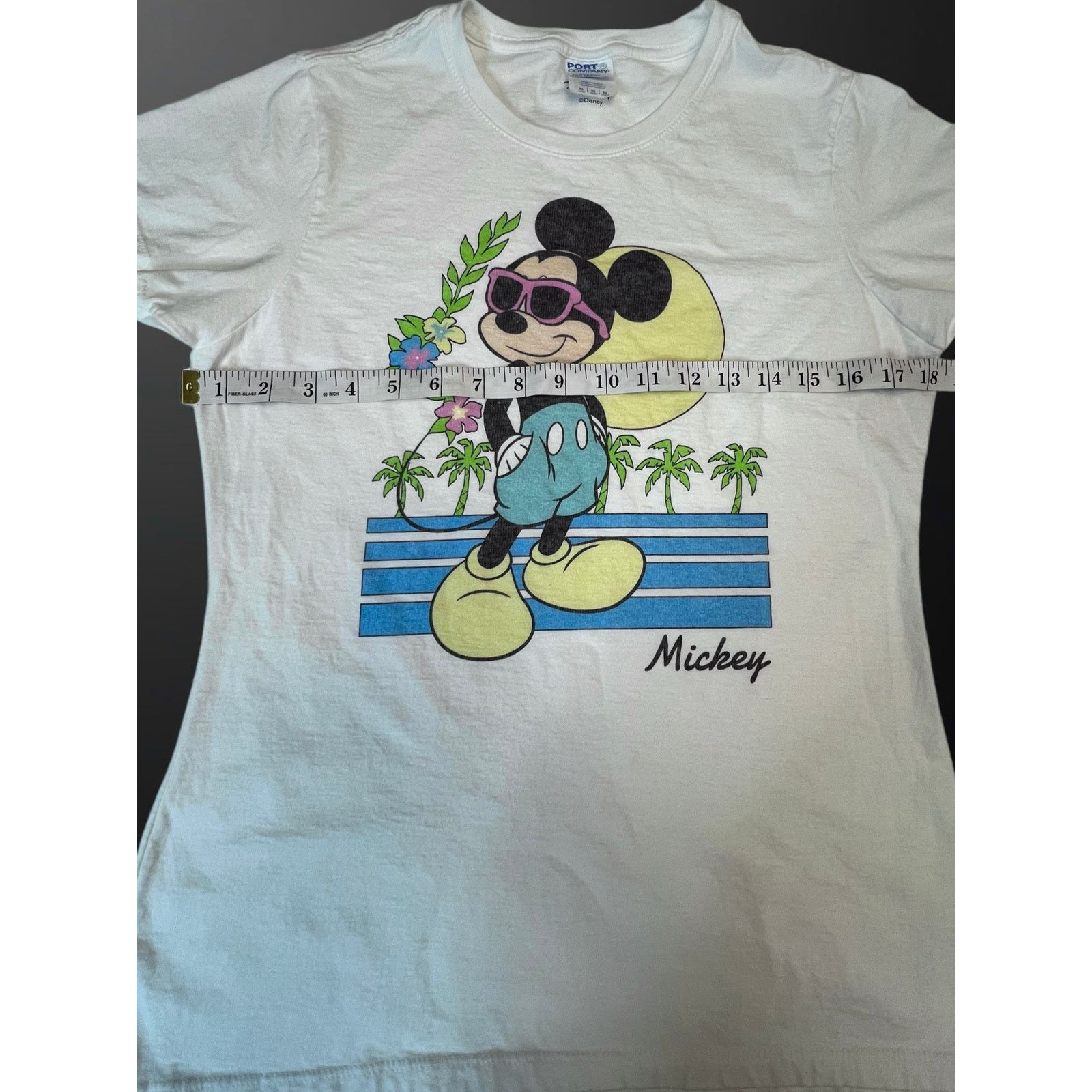 Disney Mickey Mouse Sun Glasses Tropical TShirt Woman’s Disney Vint Size M / US 6-8 / IT 42-44 - 9 Thumbnail