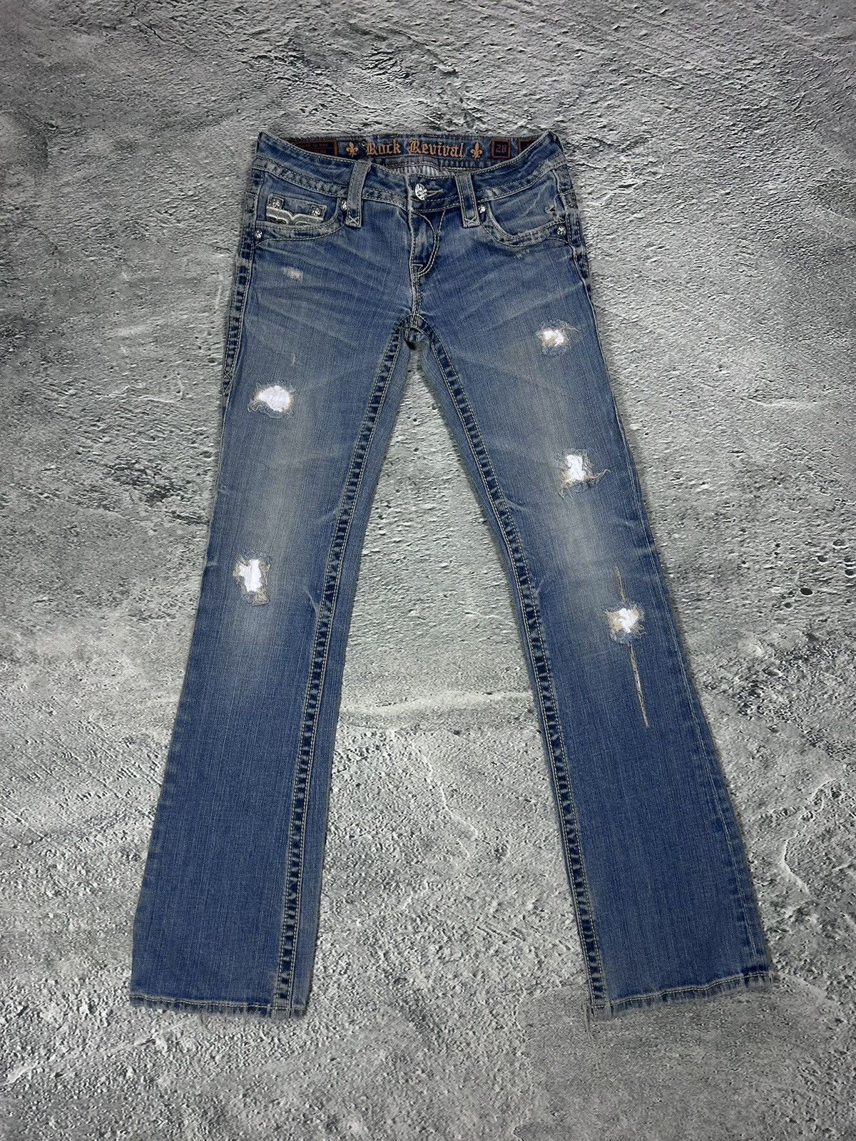 Rock Revival Rock Revival vintage blue jeans Y2K flared Size US 28 / EU 44 - 4 Thumbnail