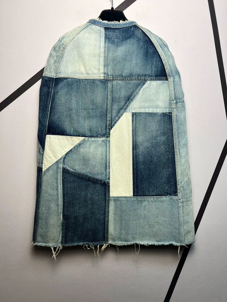Yves Saint Laurent Saint LaruentSpring/Summer 16 Washed Denim Raw Fringed Frin Size US S / EU 44-46 / 1 - 2 Thumbnail