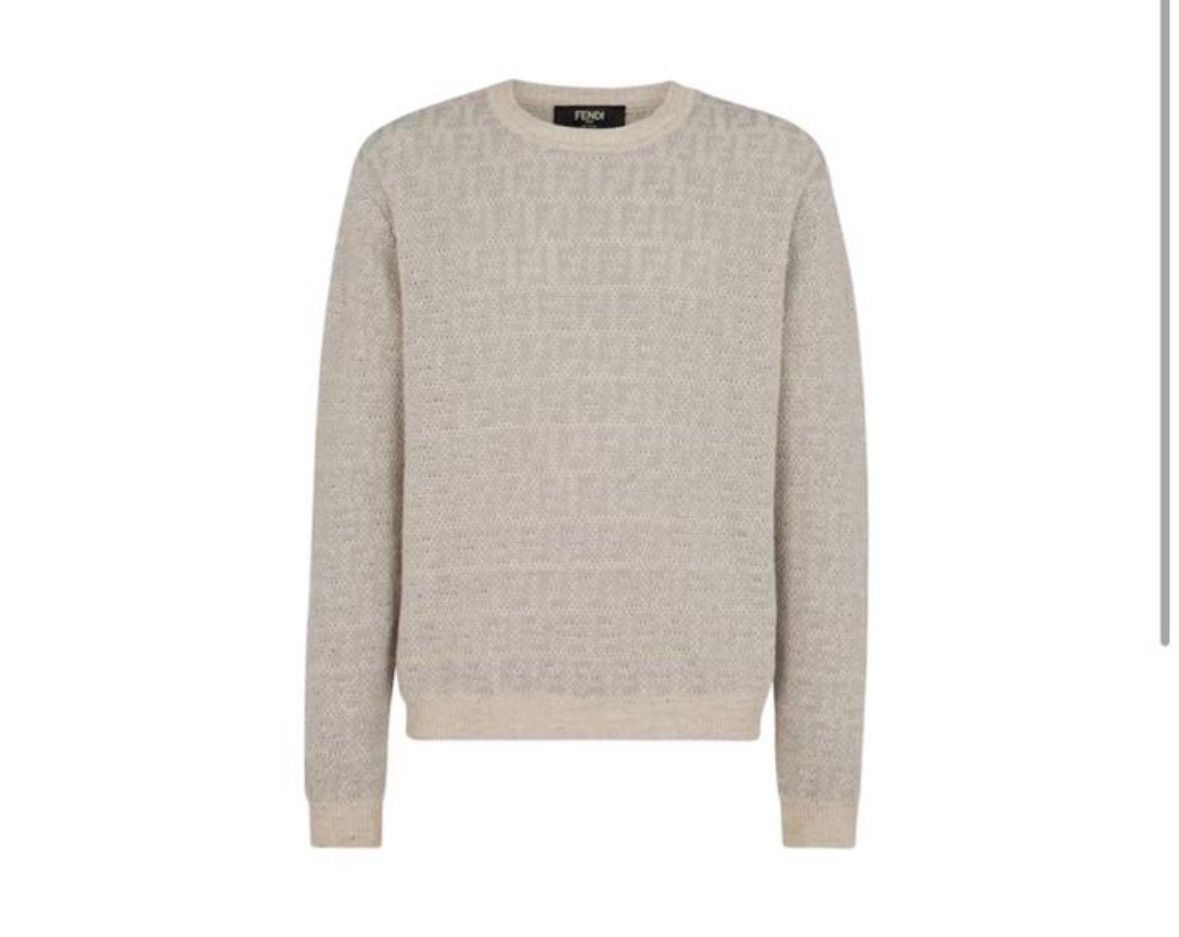 Fendi o1loc1c0225 Jumper in Beige Size US M / EU 48-50 / 2 - 1 Preview