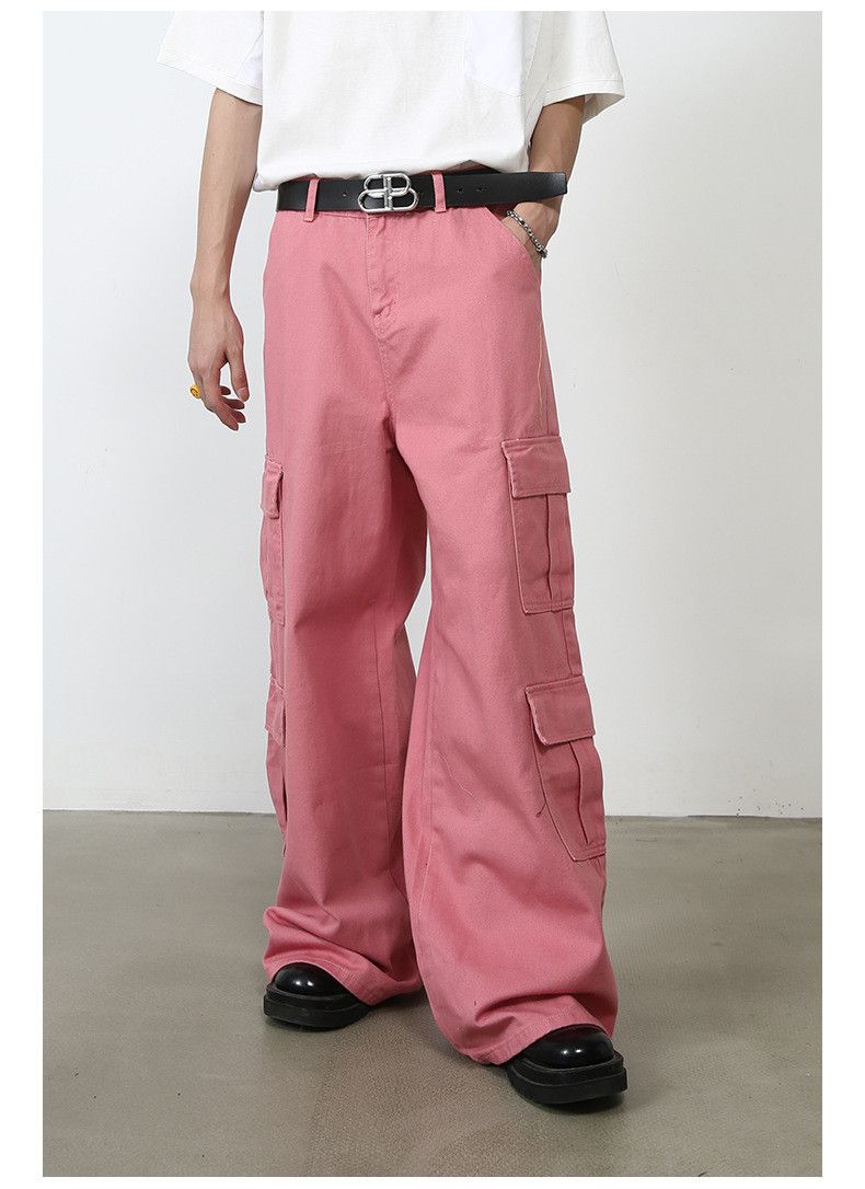 Japanese Brand × Jean Japanese retro high street straight wide-leg work trousers Size US 32 / EU 48 - 2 Thumbnail