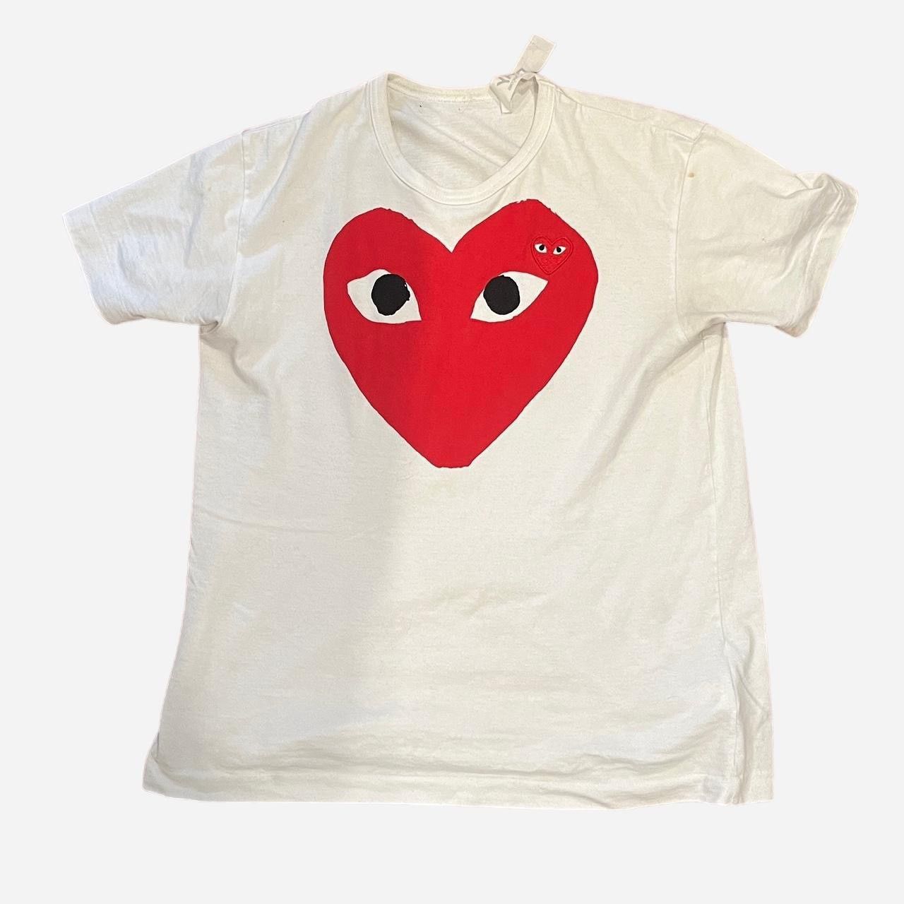 Comme des Garcons CDG PLAY HEART SHIRT Size US L / EU 52-54 / 3 - 1 Thumbnail