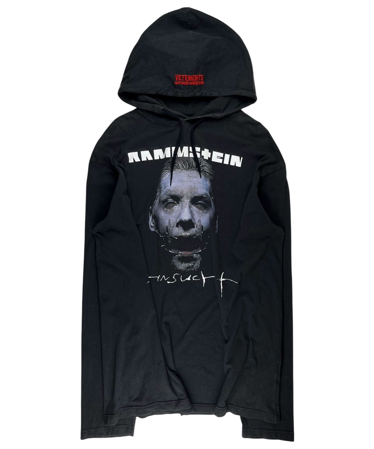 Vetements Rammstein Hoodie | Grailed