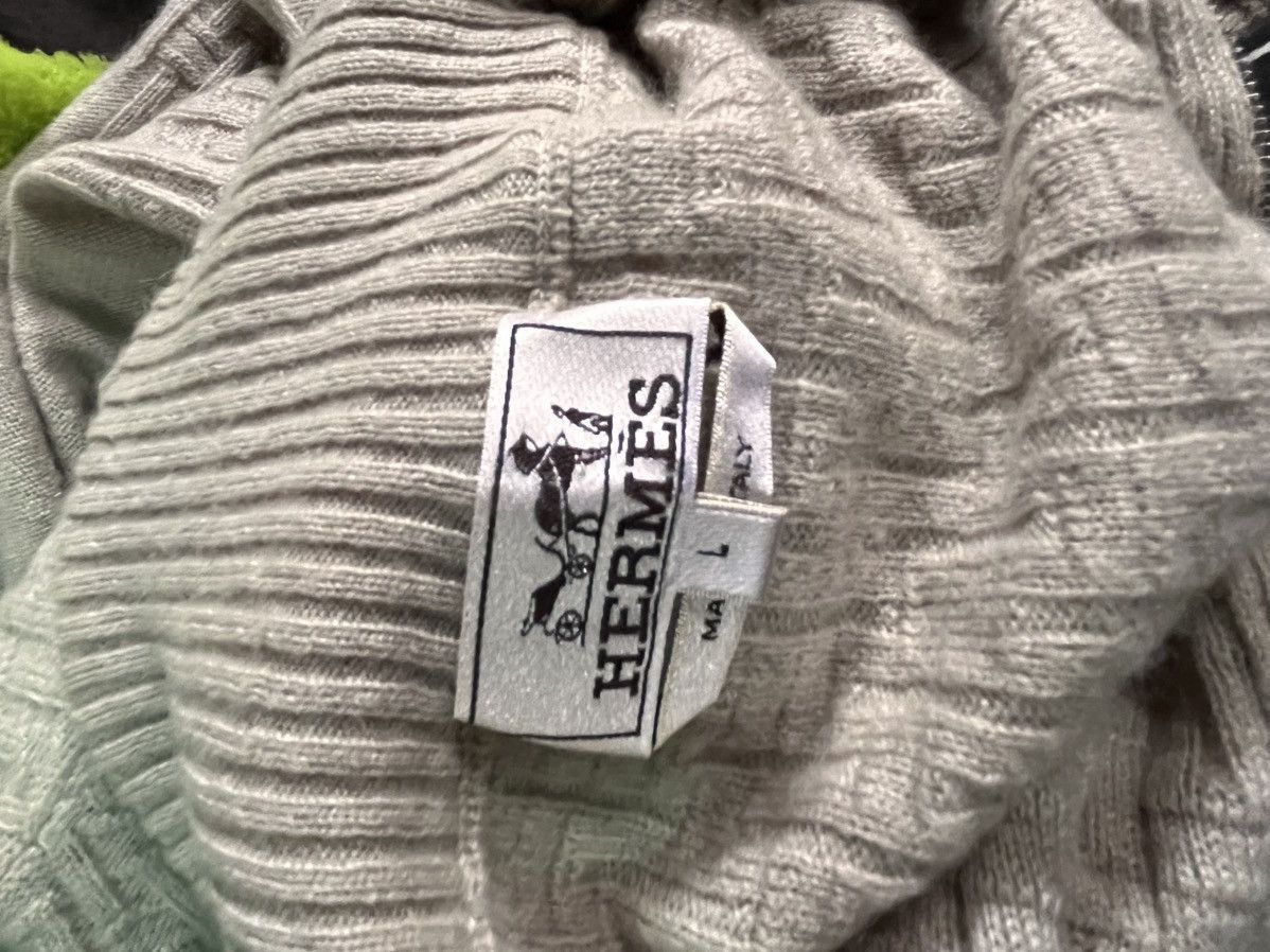 Hermes Hermes knitted quarterzip Size US L / EU 52-54 / 3 - 3 Thumbnail