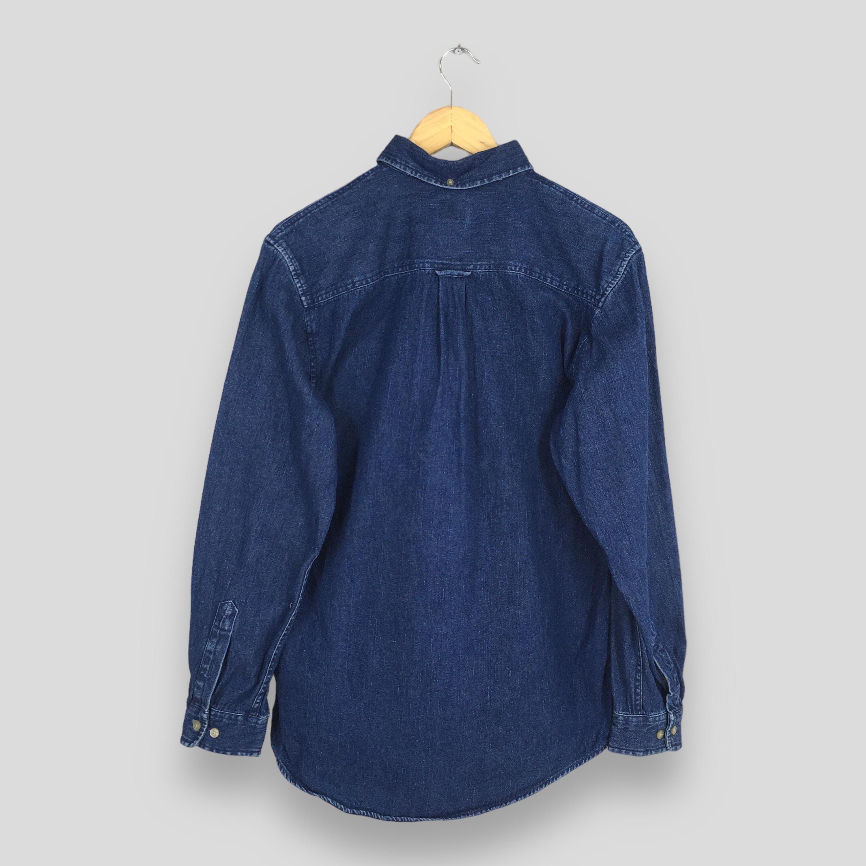 Calvin Klein × Vintage Vintage Calvin Klein Blue Denim Shirt Small Size US S / EU 44-46 / 1 - 6 Thumbnail