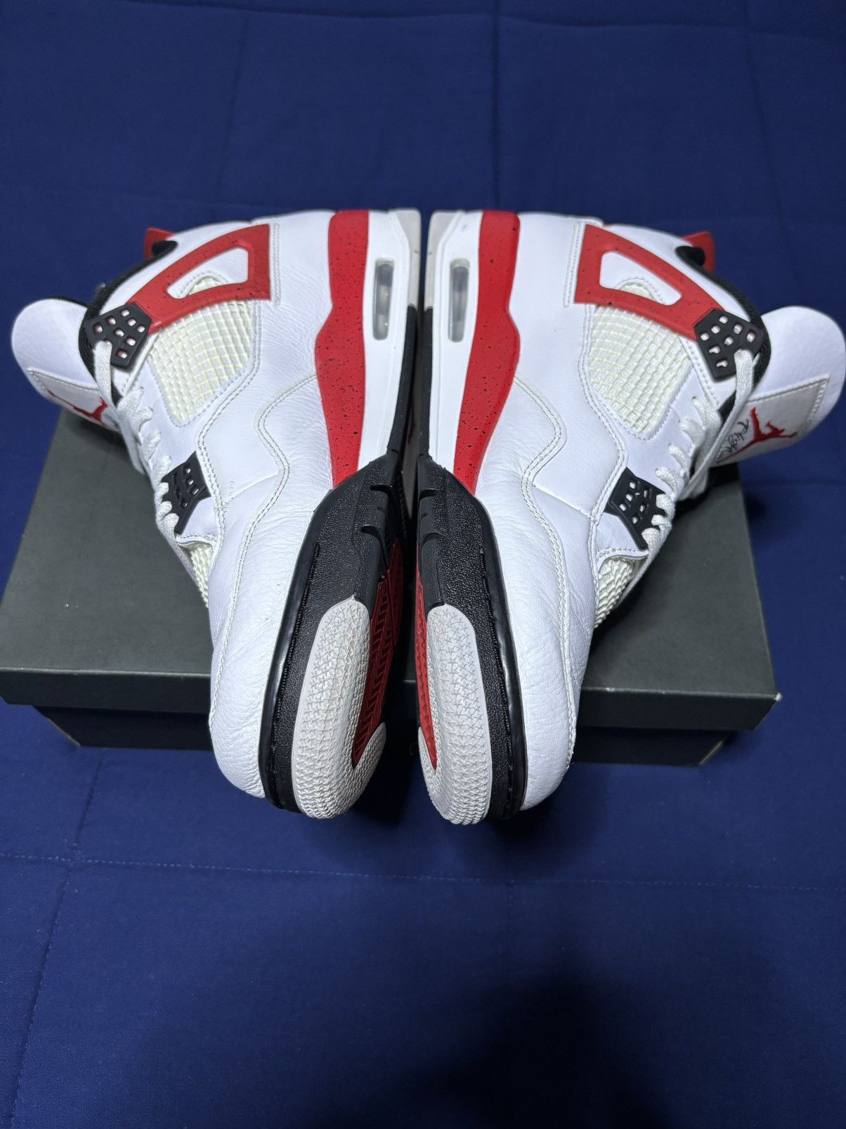 Jordan Brand Jordan 4 Retro Red Cement 2023 Size 12 Size US 12 / EU 45 - 3 Thumbnail