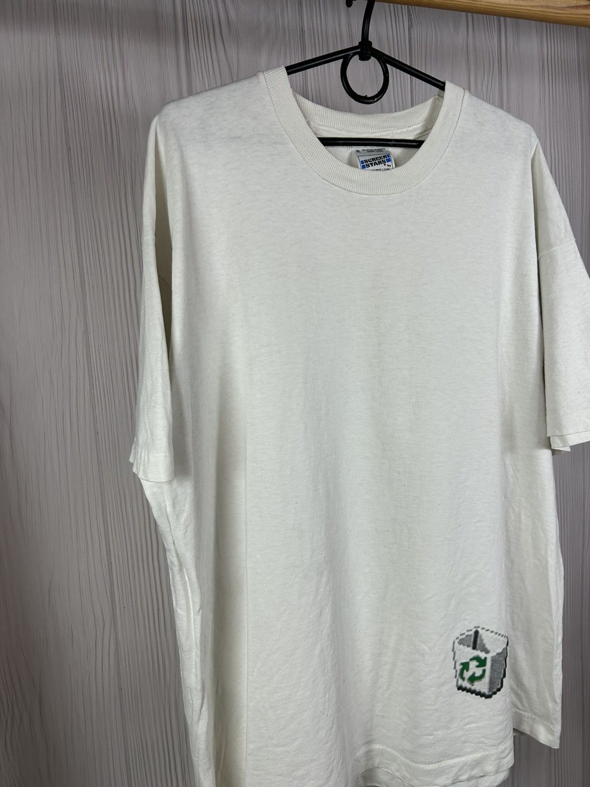 Microsoft Rare Vintage 90s Microsoft Recycle Bin Windows 95 T-Shirt XL Size US XL / EU 56 / 4 - 3 Thumbnail