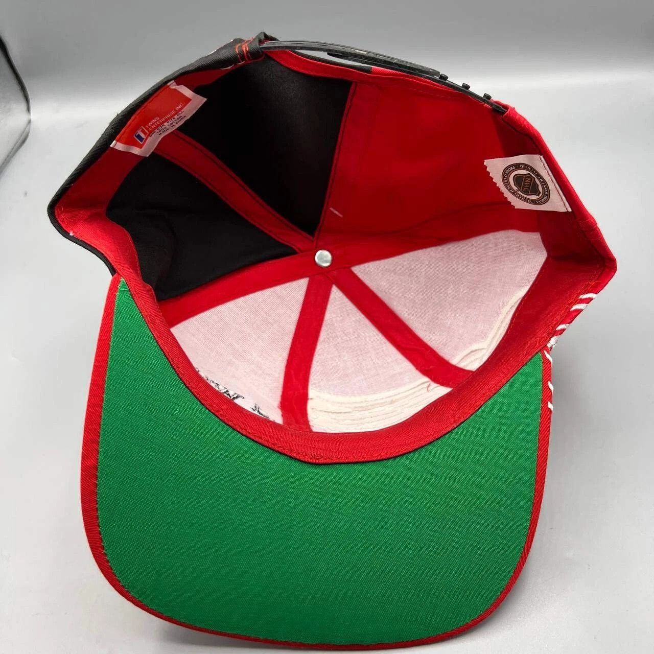 Twins Enterprise Inc. × Vintage Detroit Red Wings Hat Men Red Twins Enterprise NHL Snap Back Size ONE SIZE - 2 Thumbnail