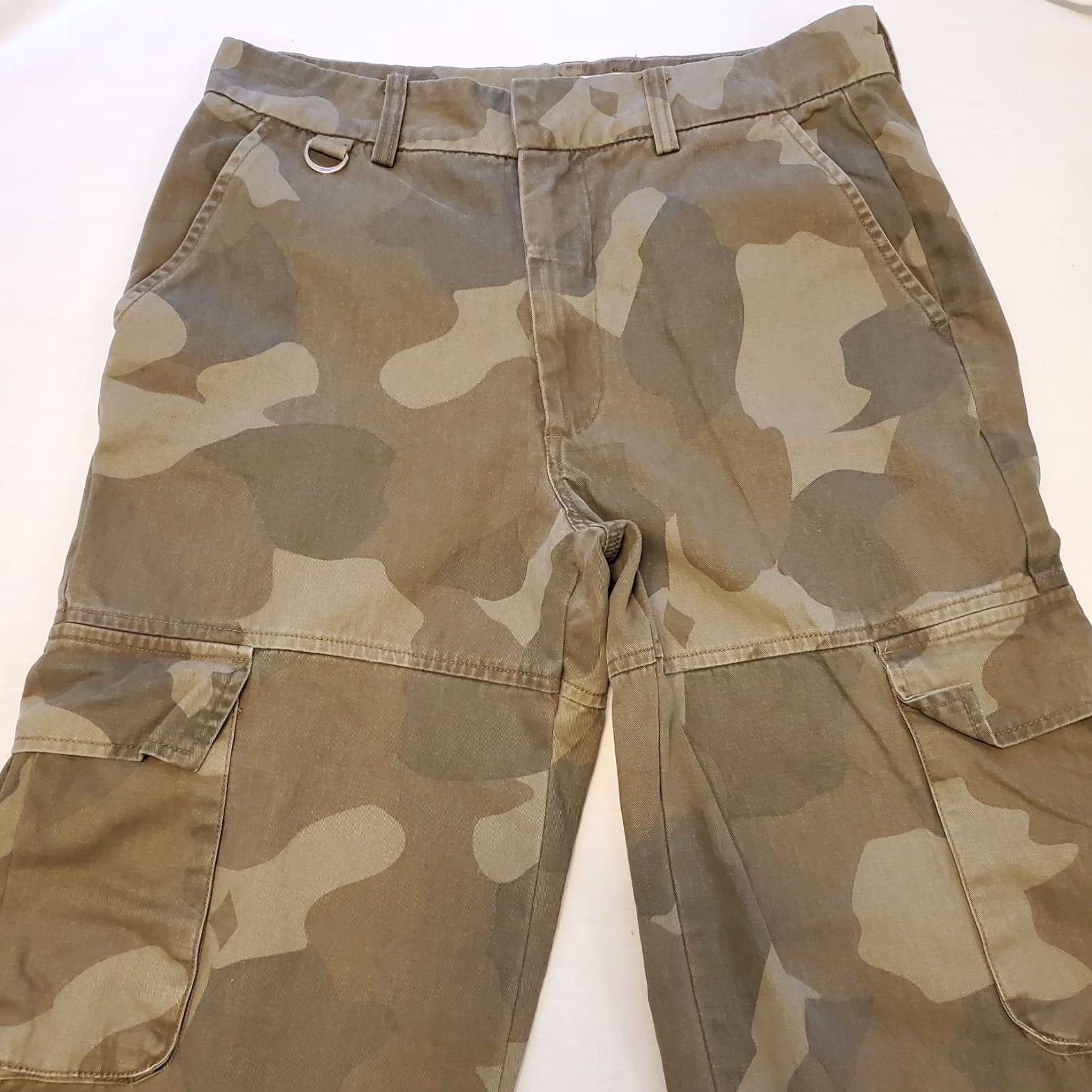 Pistola PISTOLA Addie High Rise Camo Cargo Trouser Womens Size 27 Wide Leg Pants Size 27" / US 4 / IT 40 - 4 Thumbnail
