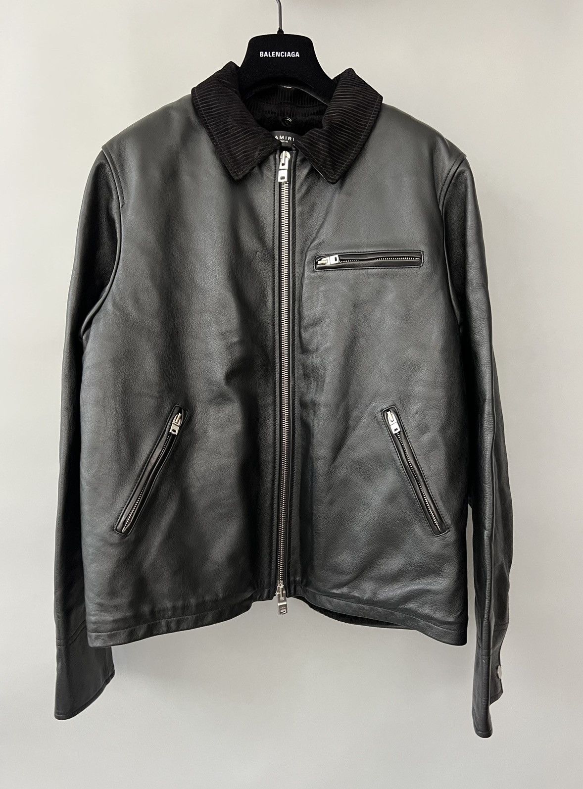 Amiri Amiri Leather Shearling Jacket Size US M / EU 48-50 / 2 - 2 Thumbnail