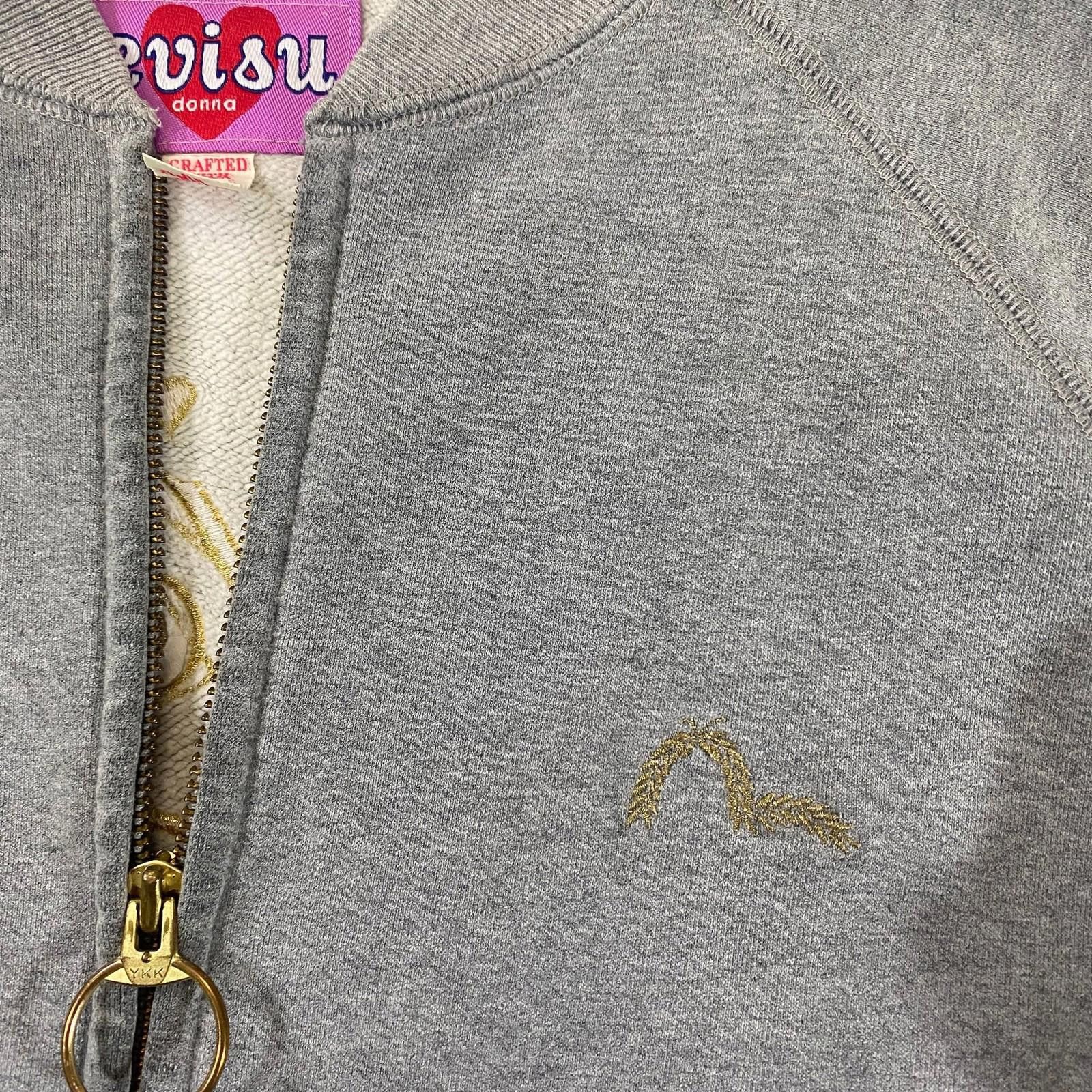 Evisu Evisu Big Logo Zip Up Hoodie Size US 28 / EU 44 - 2 Thumbnail