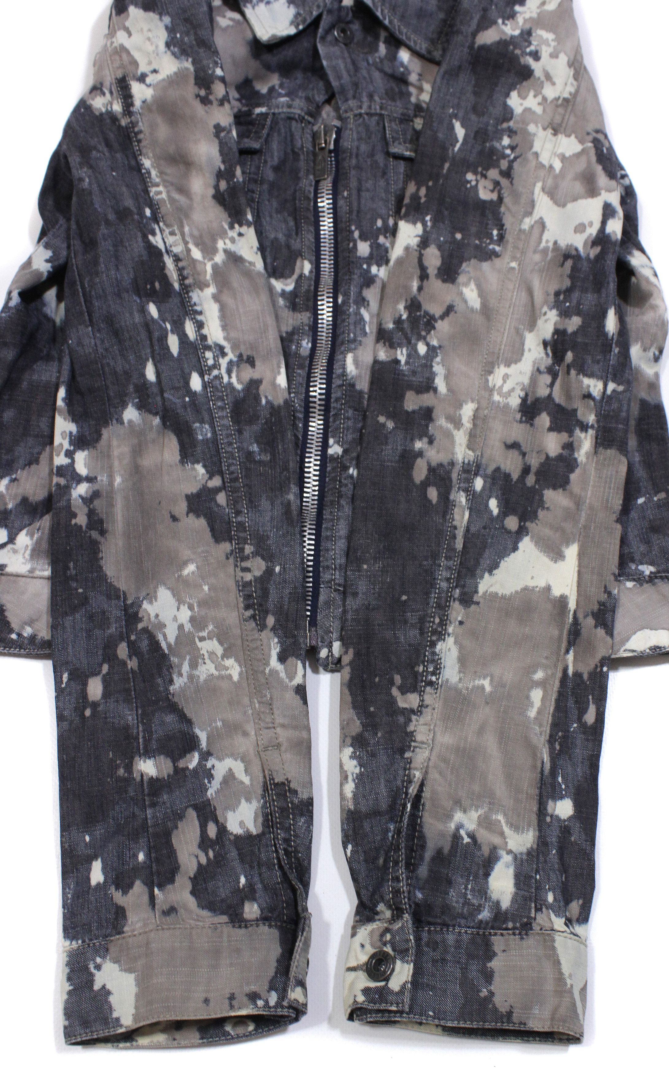 Diesel 00S Tie Dye Denim Jacket Vintage Size S / US 4 / IT 40 - 5 Thumbnail