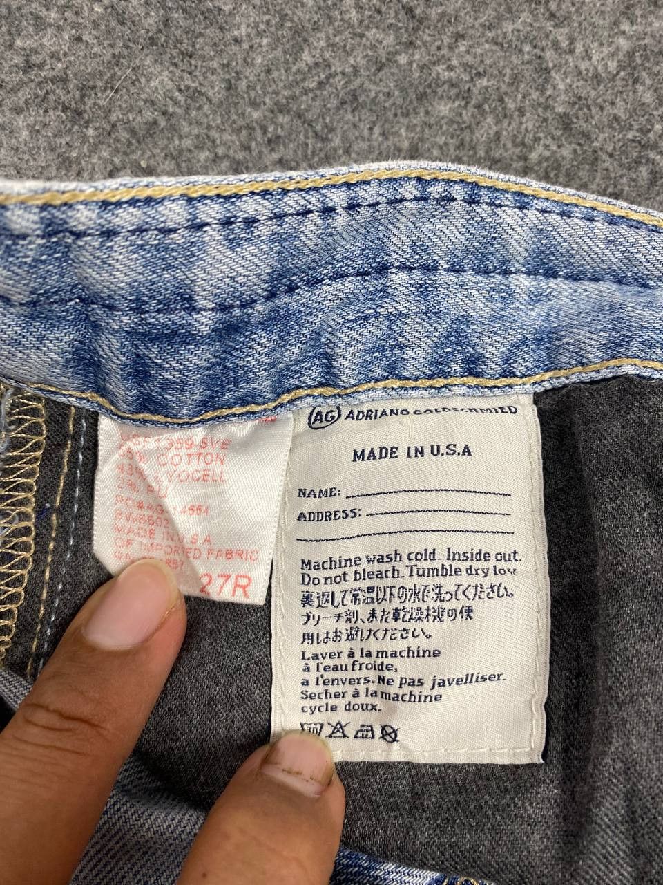 AG Adriano Goldschmied adriano goldschmeid bell bottom flare denim Size 30" / US 8 / IT 44 - 14 Thumbnail