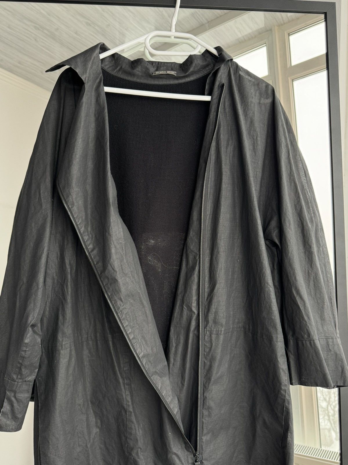 Annette Gortz Vintage Annette Gortz Avant Garde Trench Coat Jacket Sz L Size L / US 10 / IT 46 - 6 Thumbnail