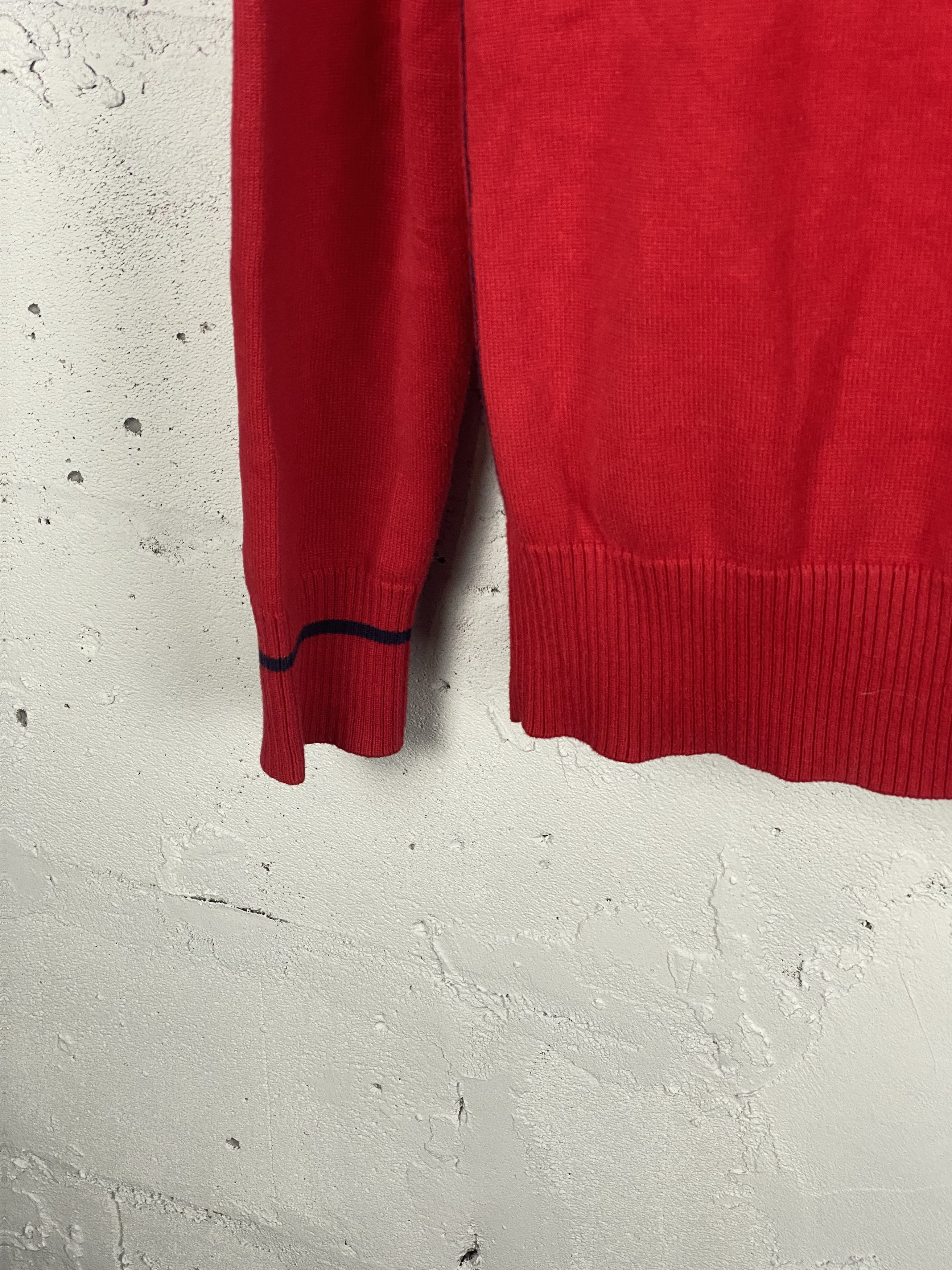 Andrew Mackenzie Check Cardigan With Bottom Big Logo Tag Size US M / EU 48-50 / 2 - 10 Thumbnail
