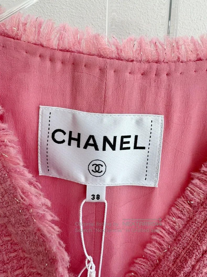Chanel Chanel 20A Handicraft Workshop Pink Coat Size XS / US 0-2 / IT 36-38 - 5 Thumbnail