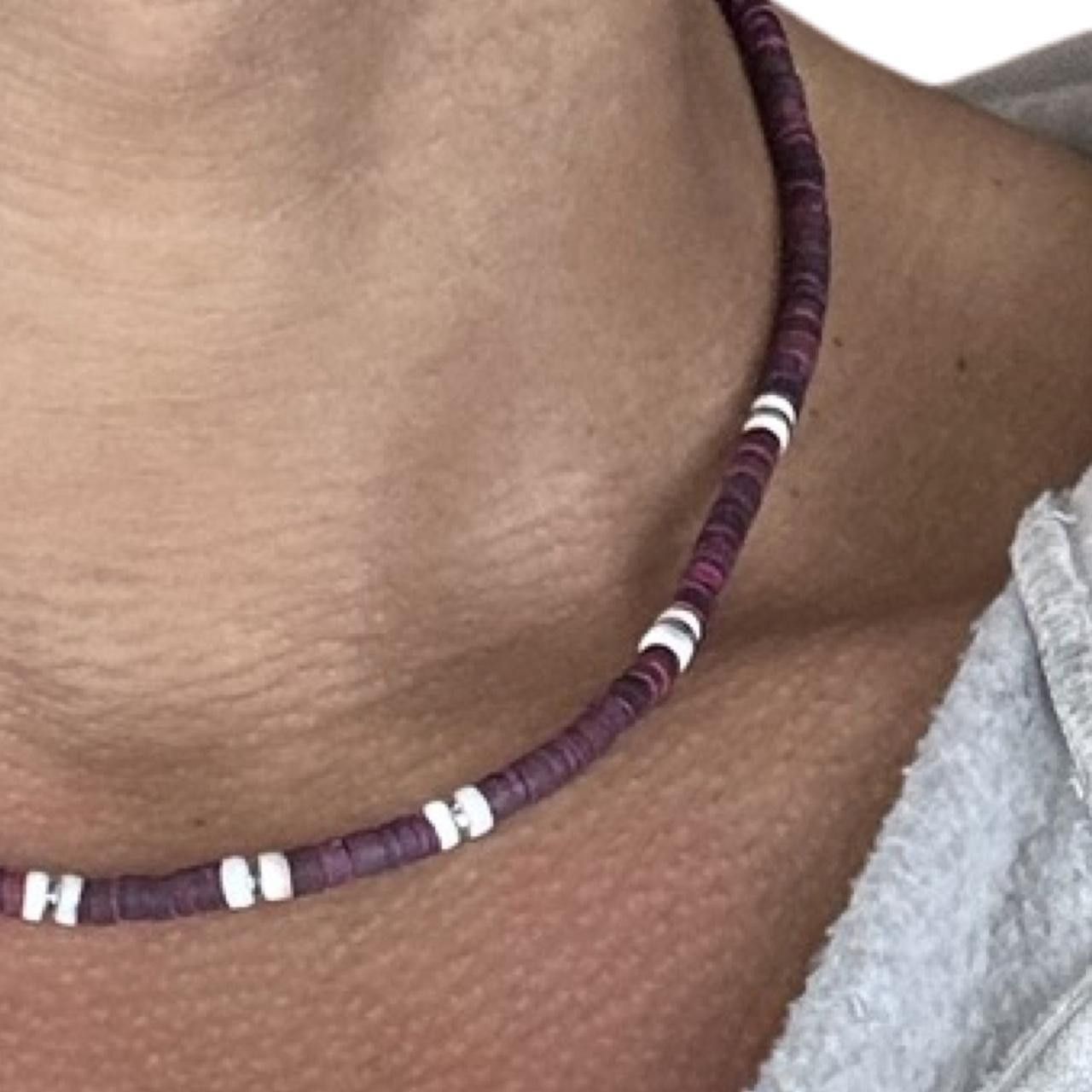 Jewelry × Other BURGUNDY SHELLS OF TRITON CHOKER NECKLACE Size ONE SIZE - 3 Thumbnail