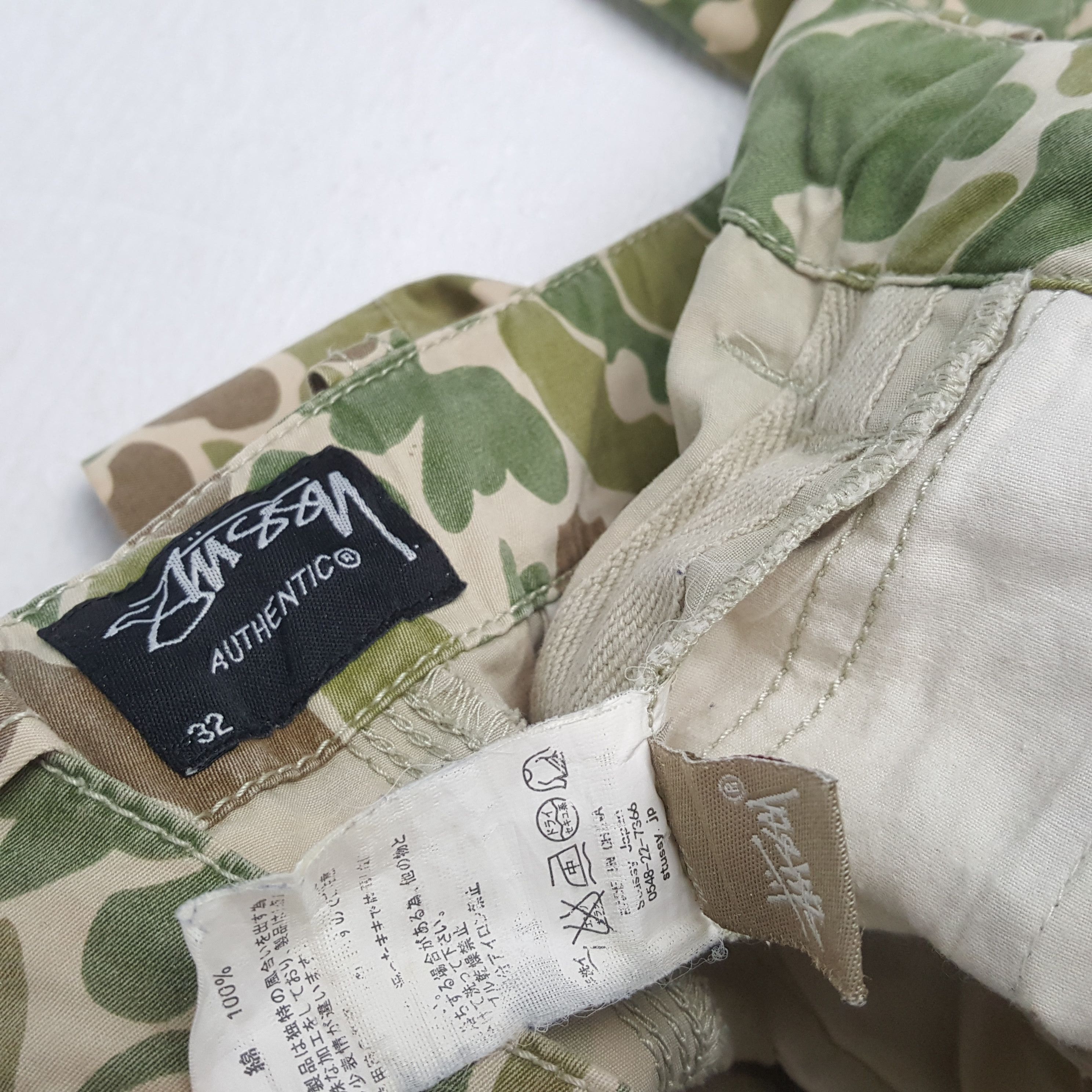 Stussy × Vintage Vintage STUSSY Streetwear Skateboard Logo Style Short Pants Size US 32 / EU 48 - 11 Thumbnail