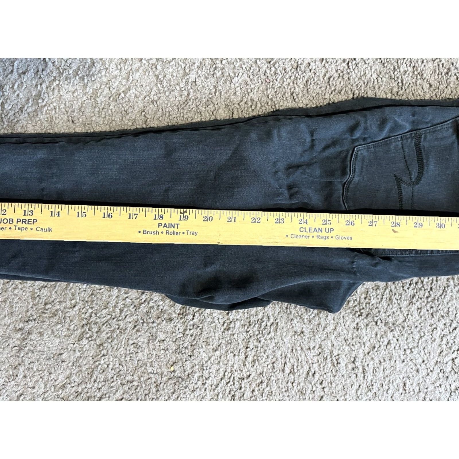 American Eagle Outfitters American Eagle Black 360 Super Stretch Hi-Rise Jegging Pants Size 6 Short Women Size 28" / US 6 / IT 42 - 7 Thumbnail